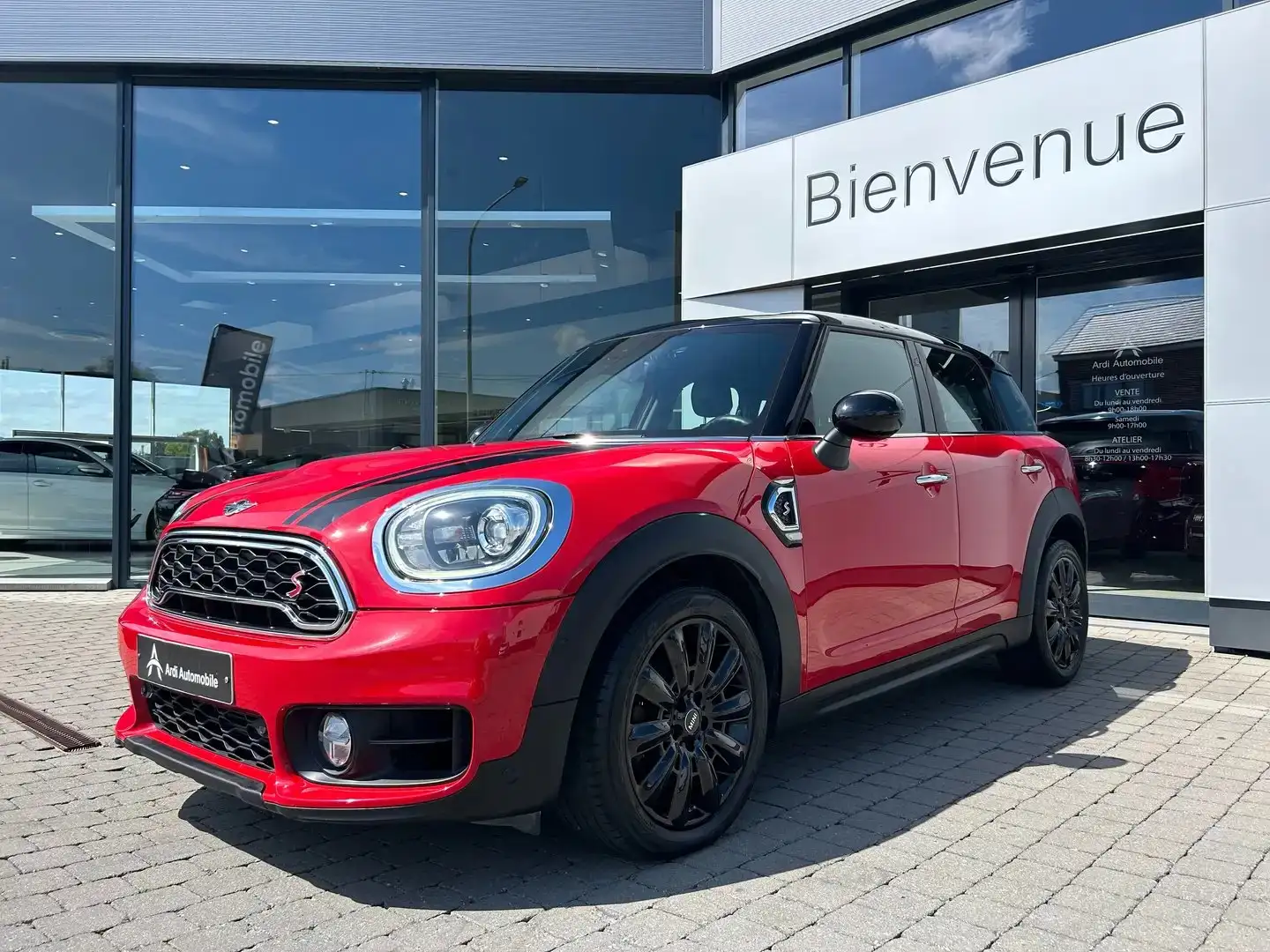 MINI Cooper S Countryman 2.0 *GARANTIE 12 MOIS*1er PROPIO*SIEGE CHAUFF*GPS* Rouge - 1