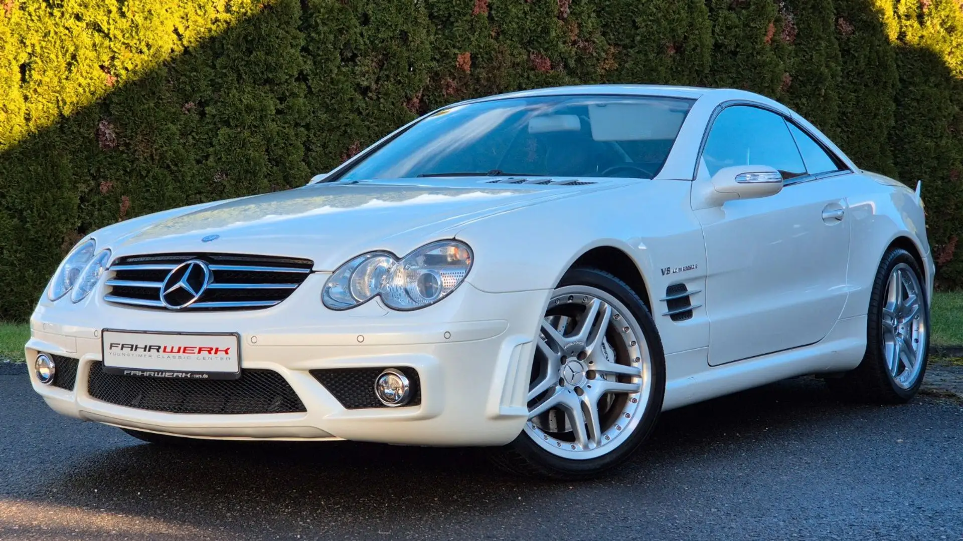 Mercedes-Benz SL 55 AMG SL55 Premium Jahreswagzust. www.fahrwerk-cars.de Blanco - 2