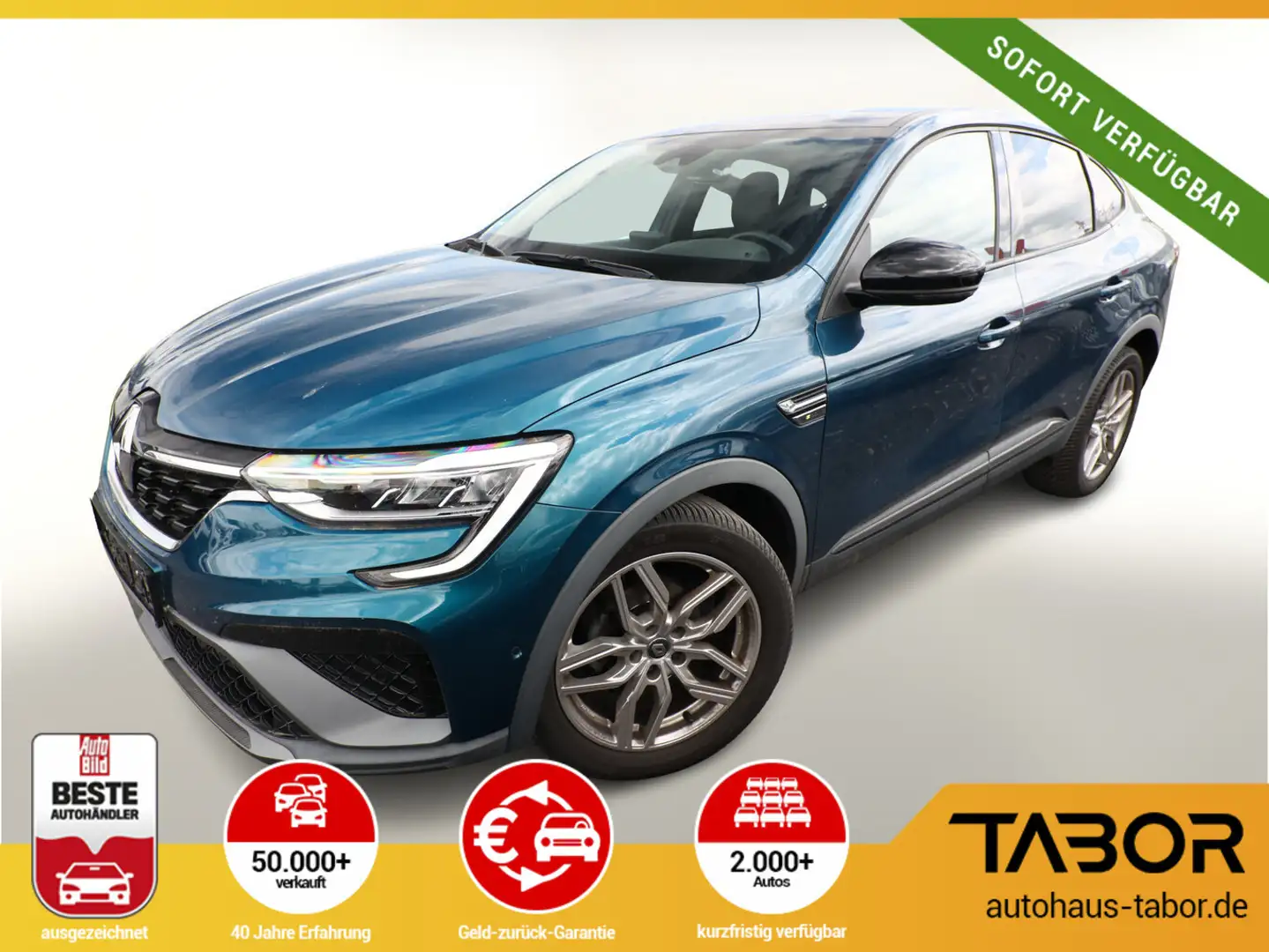 Renault Arkana TCe 140 EDC R.S. Line Leder Nav ACC Kam Blau - 1