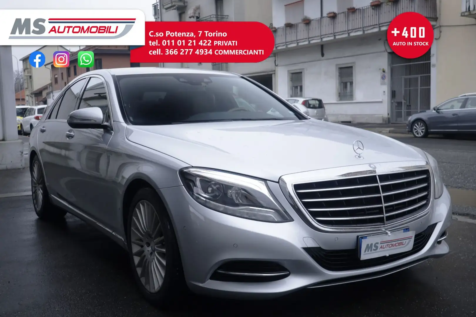 Mercedes-Benz S 350 S 350 d 4Matic Premium IVA ESPOSTA Unicoproprieta Argento - 1