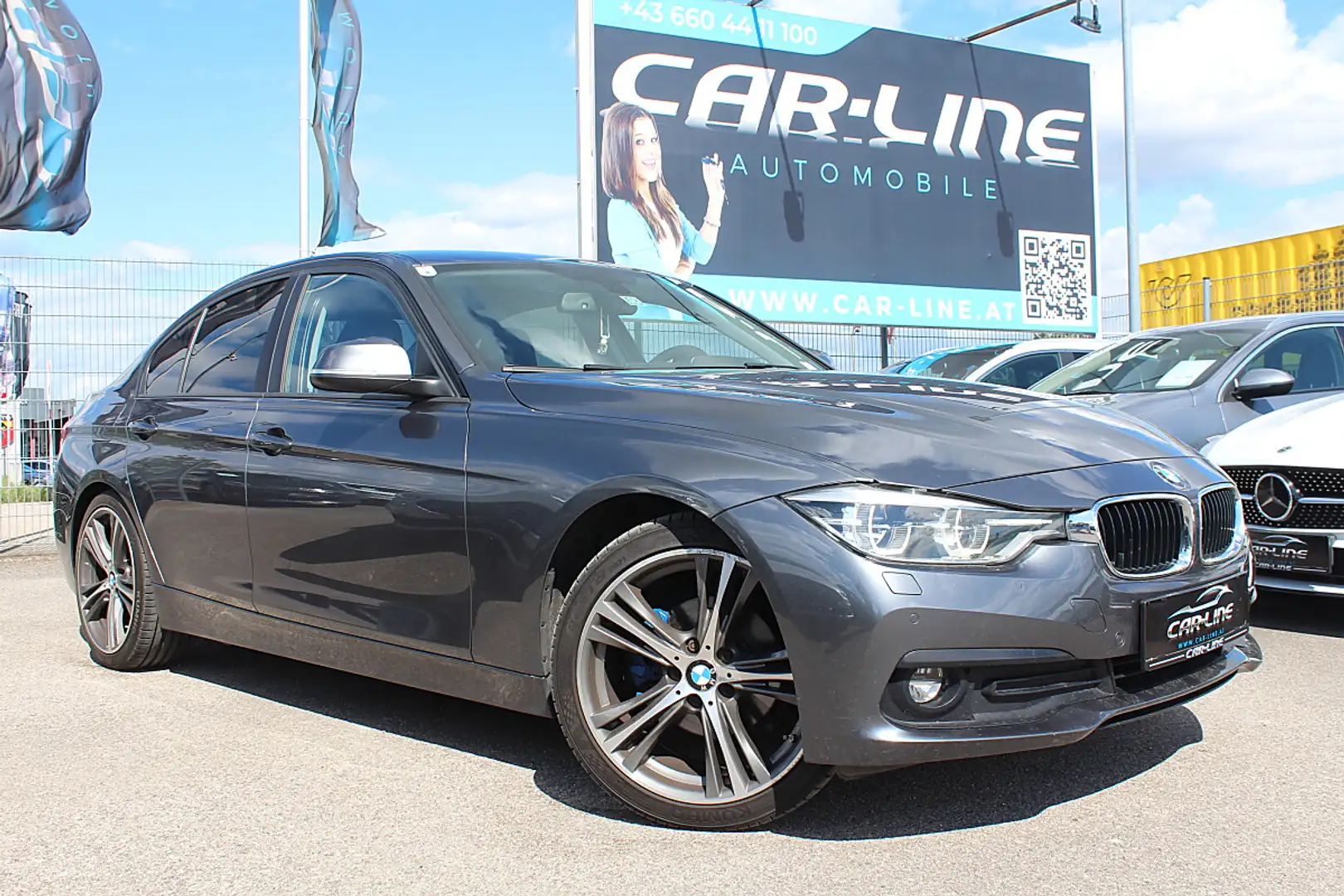 BMW 320 d Limousine Aut. AHK Digitacho LED Head up Disp... Grau - 1