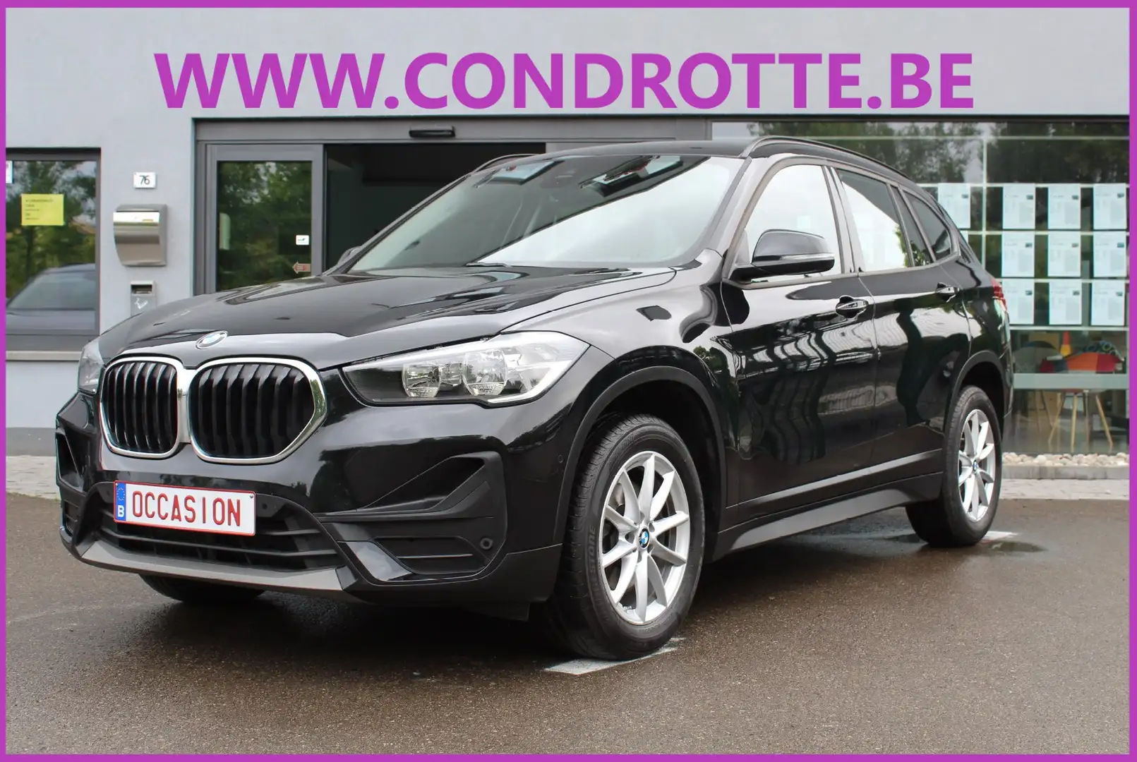 BMW X1 1.5 ESSENCE 136 CV S-DRIVE PACK BUSINESS Zwart - 1