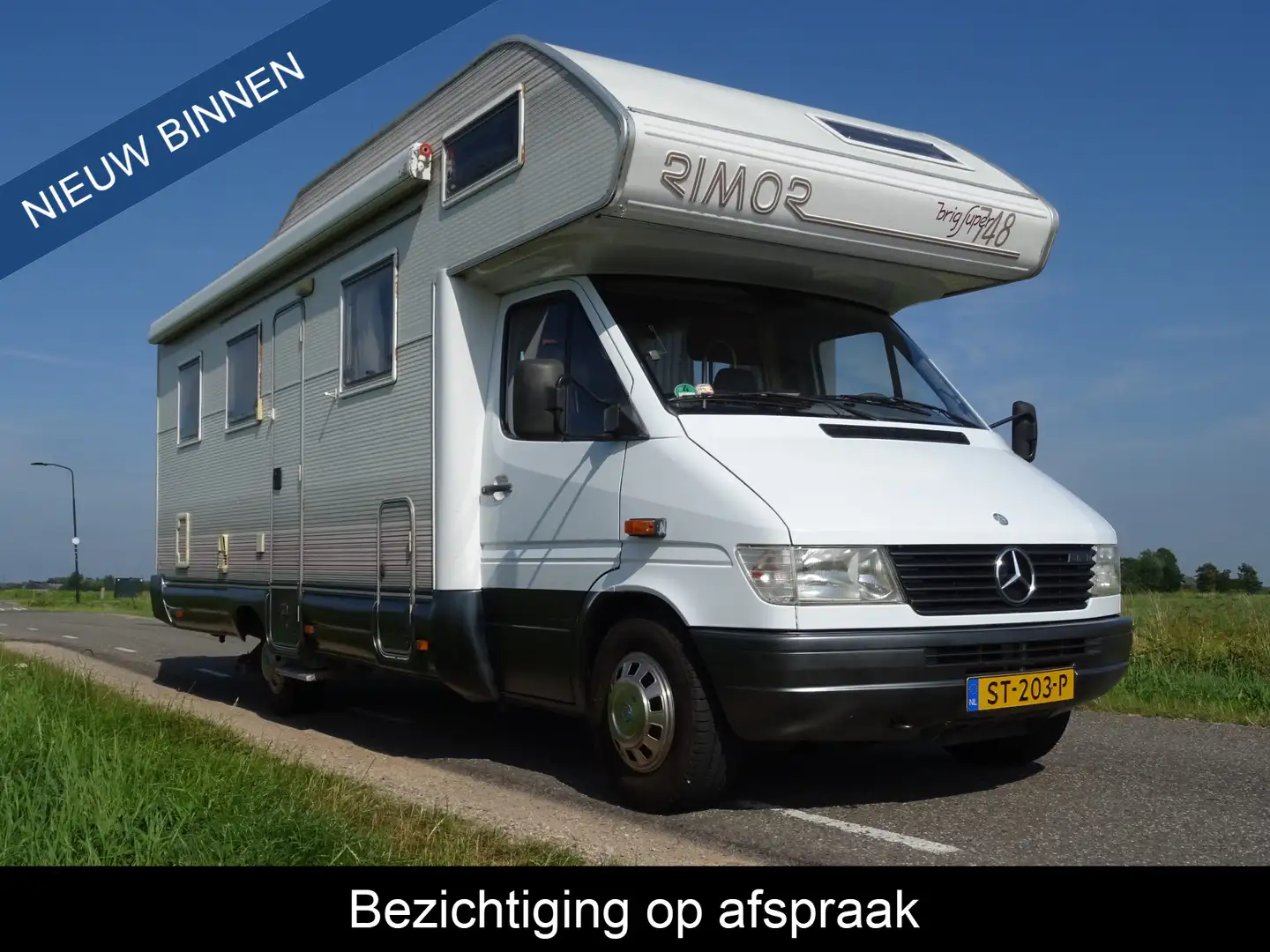 Mercedes-Benz 312DT Rimor Brig Super 748 * 6 PERSOONS * AIR Blanc - 1