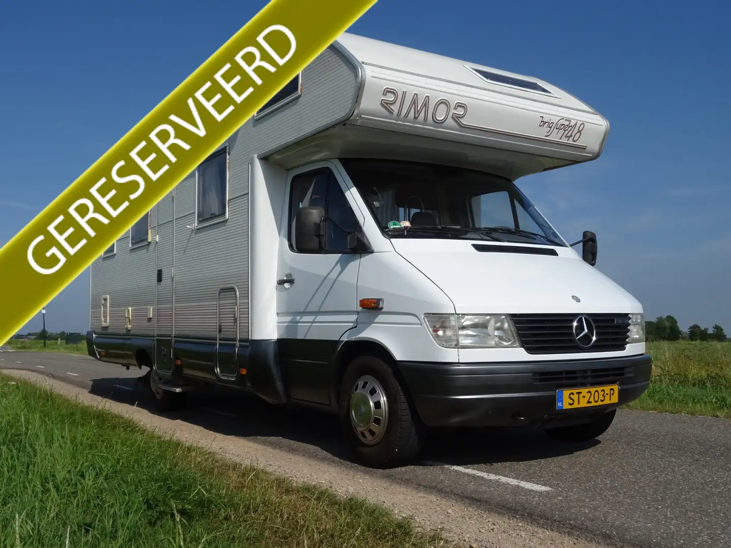 Mercedes-Benz 312DT Rimor Brig Super 748 * 6 PERSOONS * AIR Wit - 1