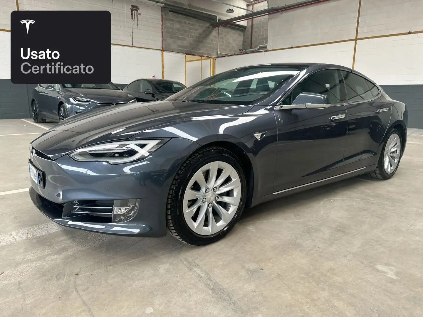 Tesla Model S Long Range AWD Silber - 1