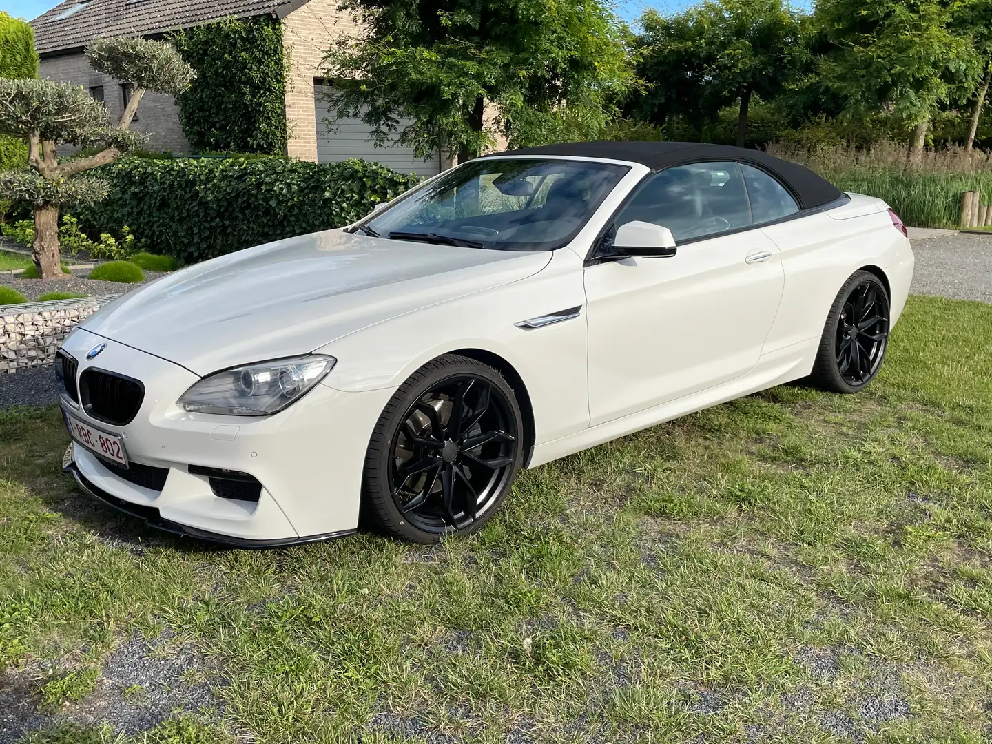 BMW 640 640d Cabrio Blanc - 1