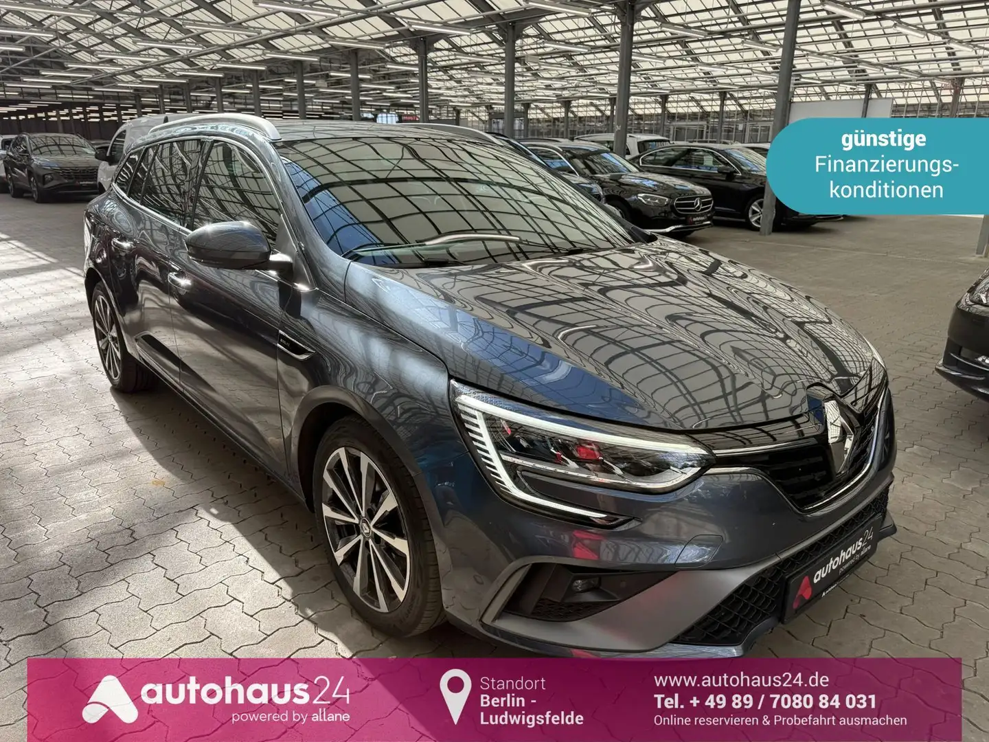 Renault Megane IV 1.5 BLUE dCi 115 Grandtour R.S. Line Grau - 1