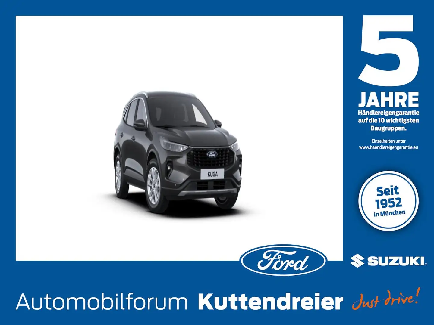 Ford Kuga Titanium 2.5 PHEV *NEUES MODELL* IACC*BLIS Gris - 1