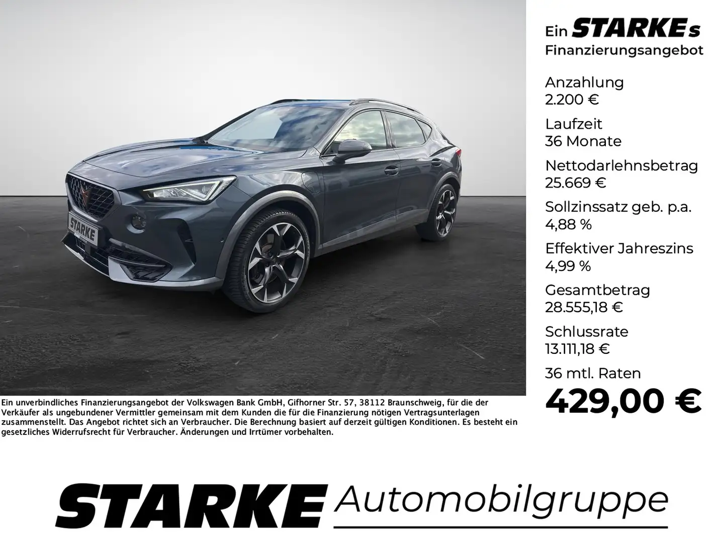 CUPRA Formentor VZ 1.4 TSI DSG eHybrid Leder Pano AHK el.Heckka... Grau - 1