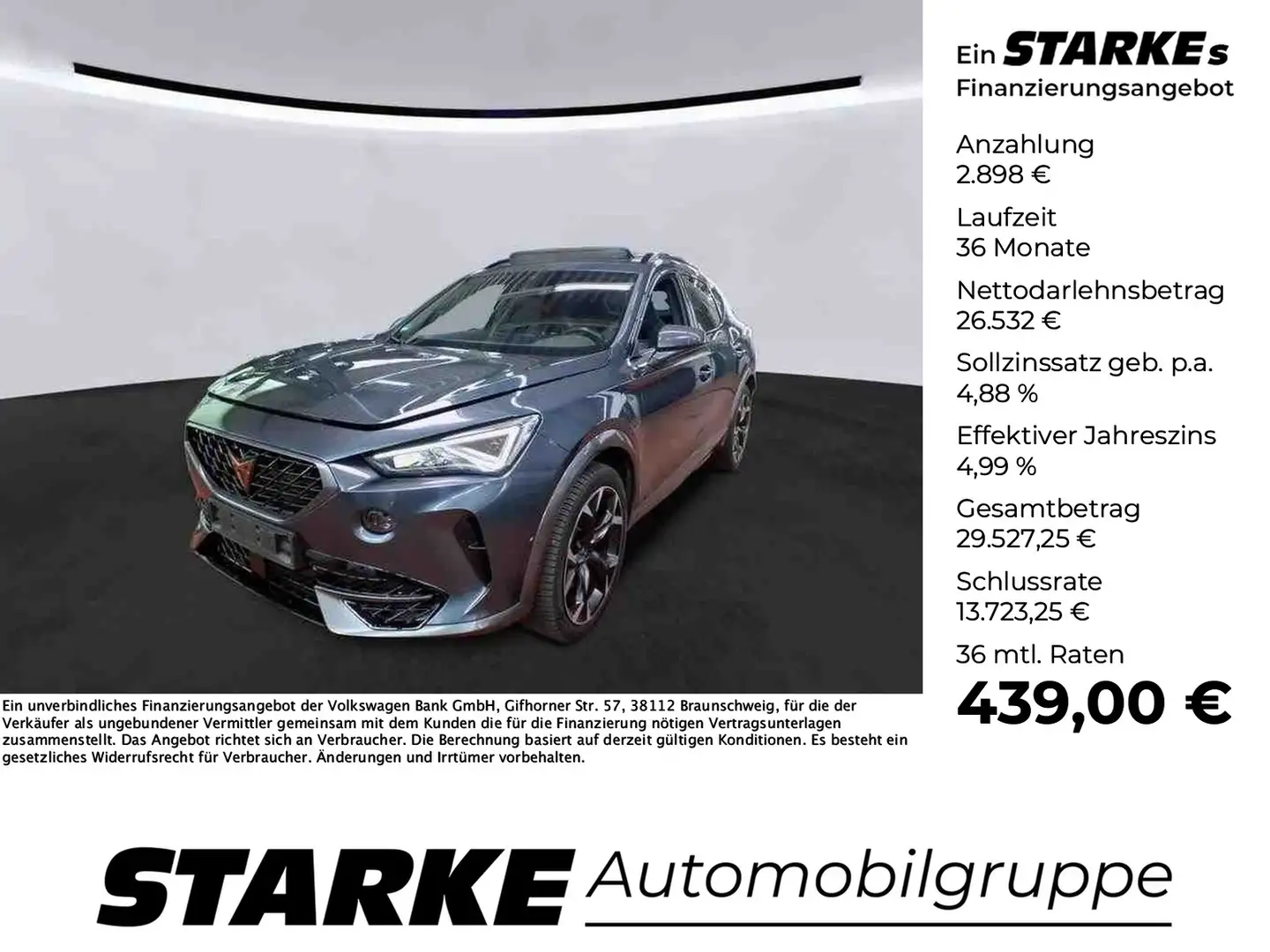 CUPRA Formentor VZ 1.4 TSI DSG eHybrid Leder Pano AHK el.Heckka... Grau - 1