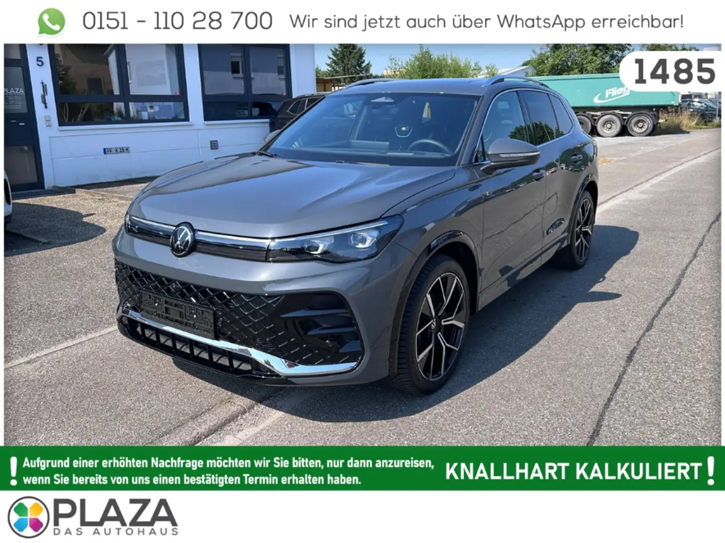 Volkswagen Tiguan 1.5eTSI R-Line HUD PANO ACC IQ 360 H/K 20'' Grau - 1
