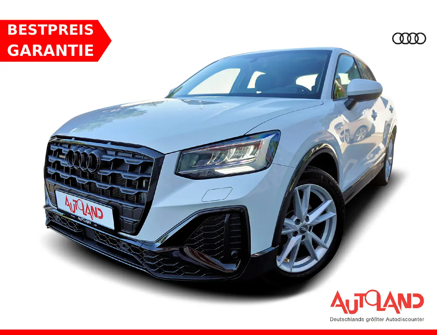 Audi Q2 35 2.0 TDI quattro S line LED Navi ACC Kamera Weiß - 1