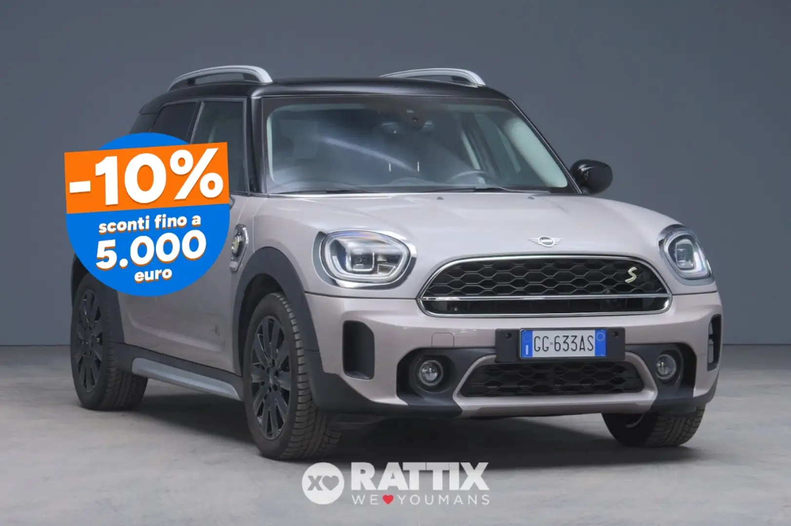 MINI Cooper SE Countryman 1.5 Hybrid Classic ALL4 Auto Grijs - 1