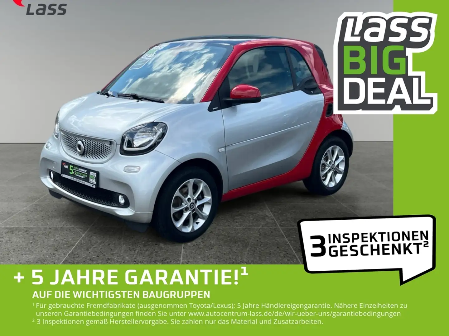 smart forTwo coupe 1.0 passion Matrix KlimaA LED Pano Rot - 1