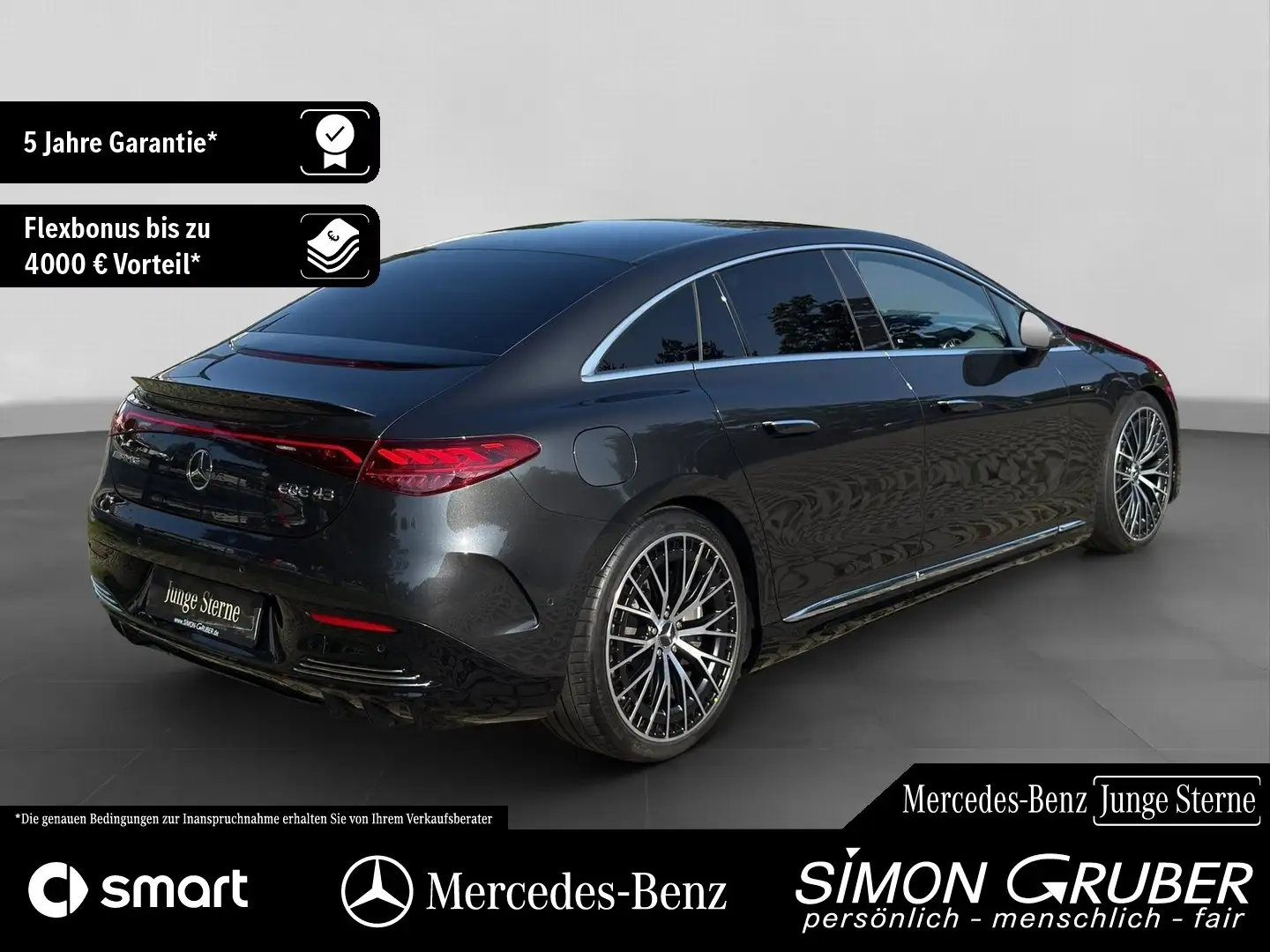 Mercedes-Benz EQE 43 4M AMG Hyper Pano Massage HAL Airmatic Gris - 2