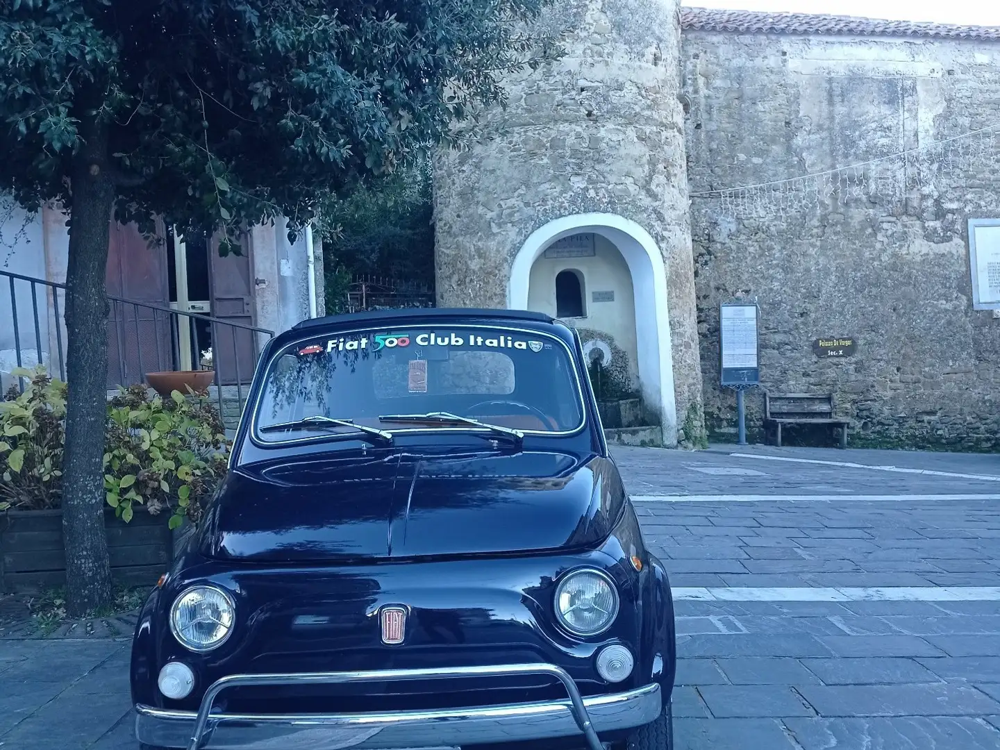 Fiat 500 Modrá - 1