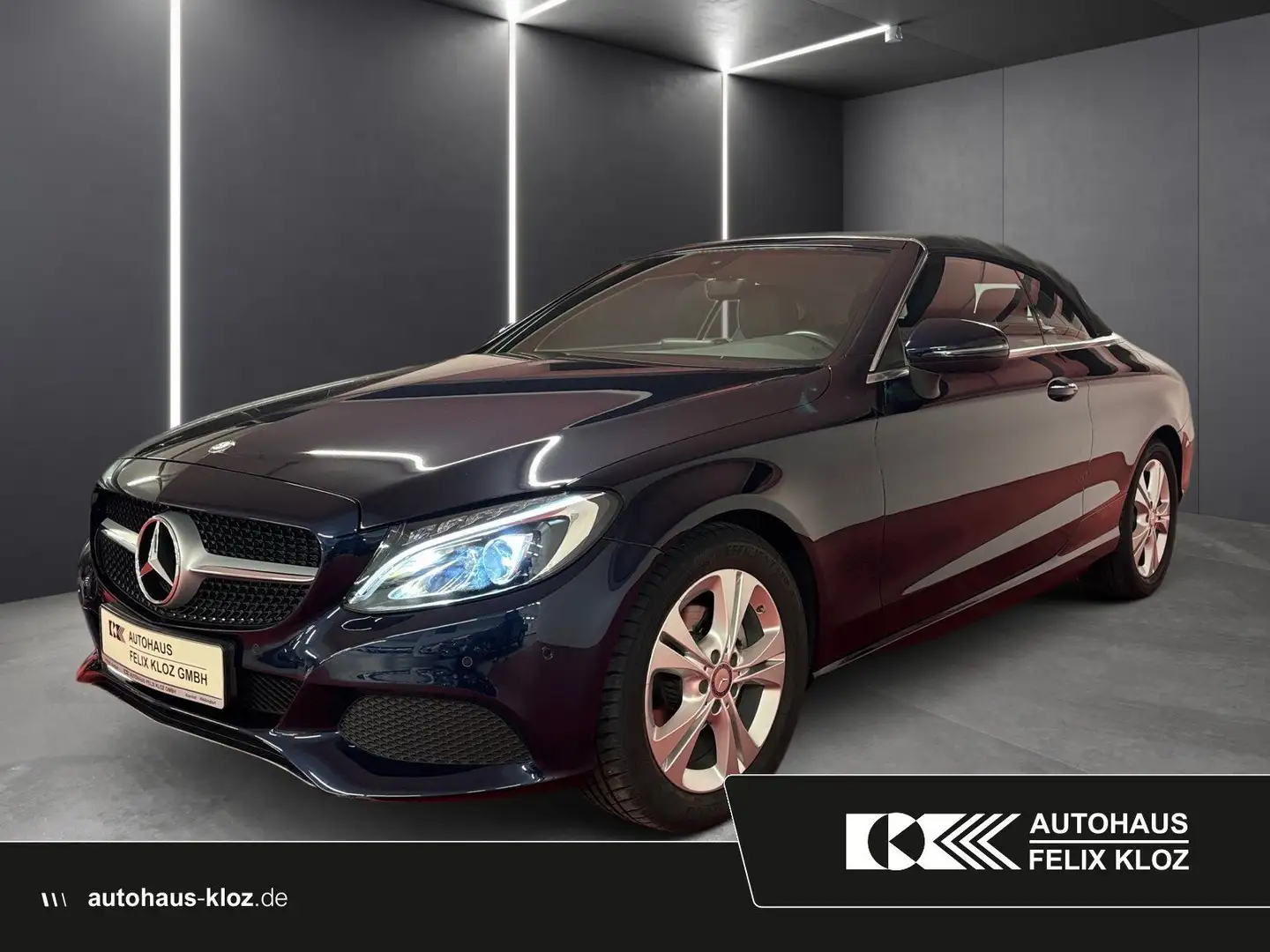 Mercedes-Benz C 180 Cabriolet*Kamera*Navi*Totw*Aircap*Airscarf Blau - 1