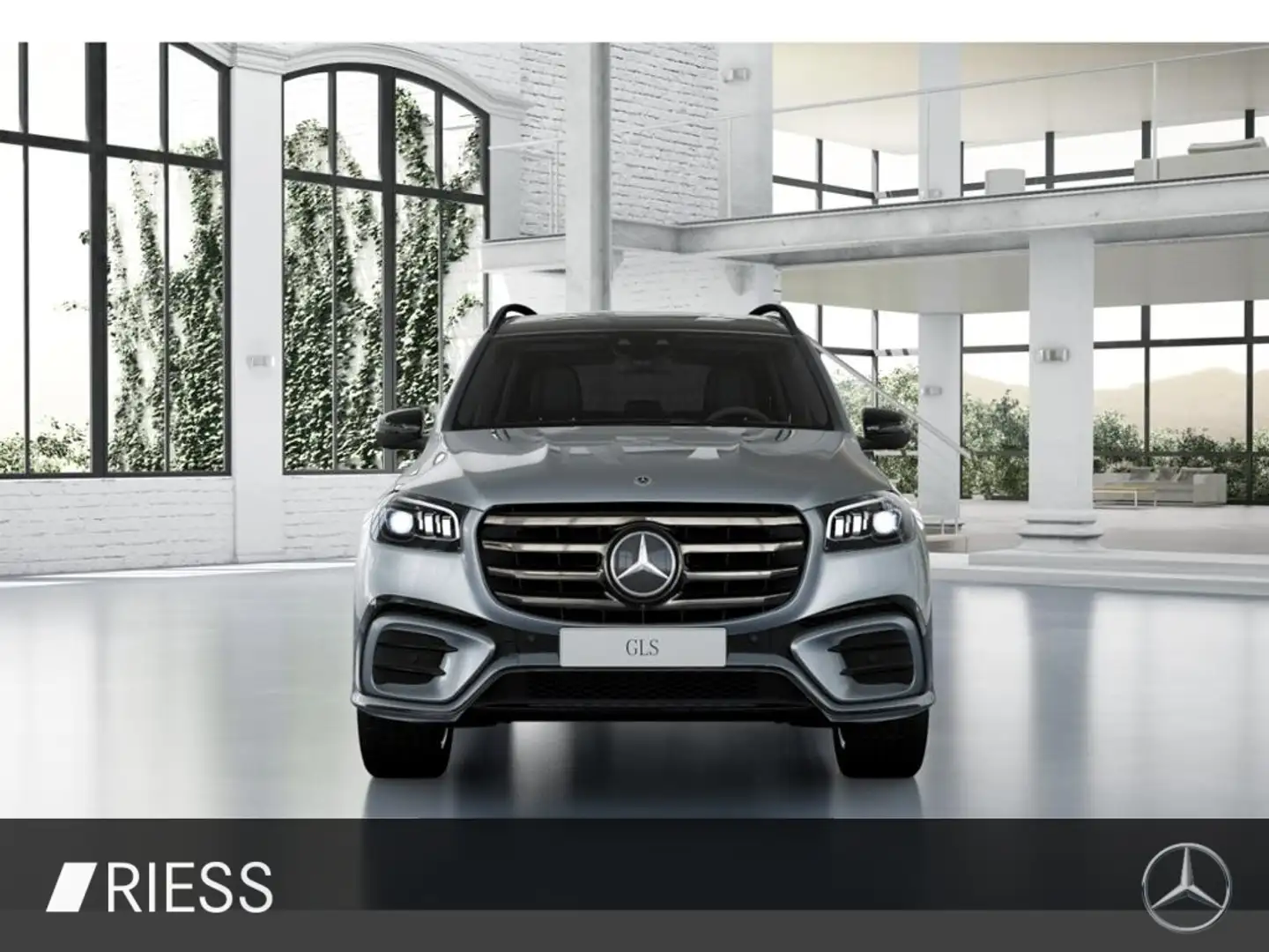 Mercedes-Benz GLS 450 d 4M AMG Sport Night Distr HUD  STH Pano Plateado - 2