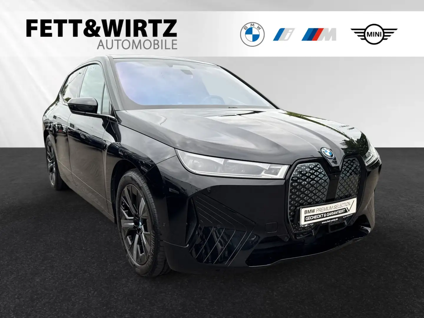 BMW iX xDrive50  Lr. 859,- br. o.Anz. 48Mon/5`Km p.A. Schwarz - 1