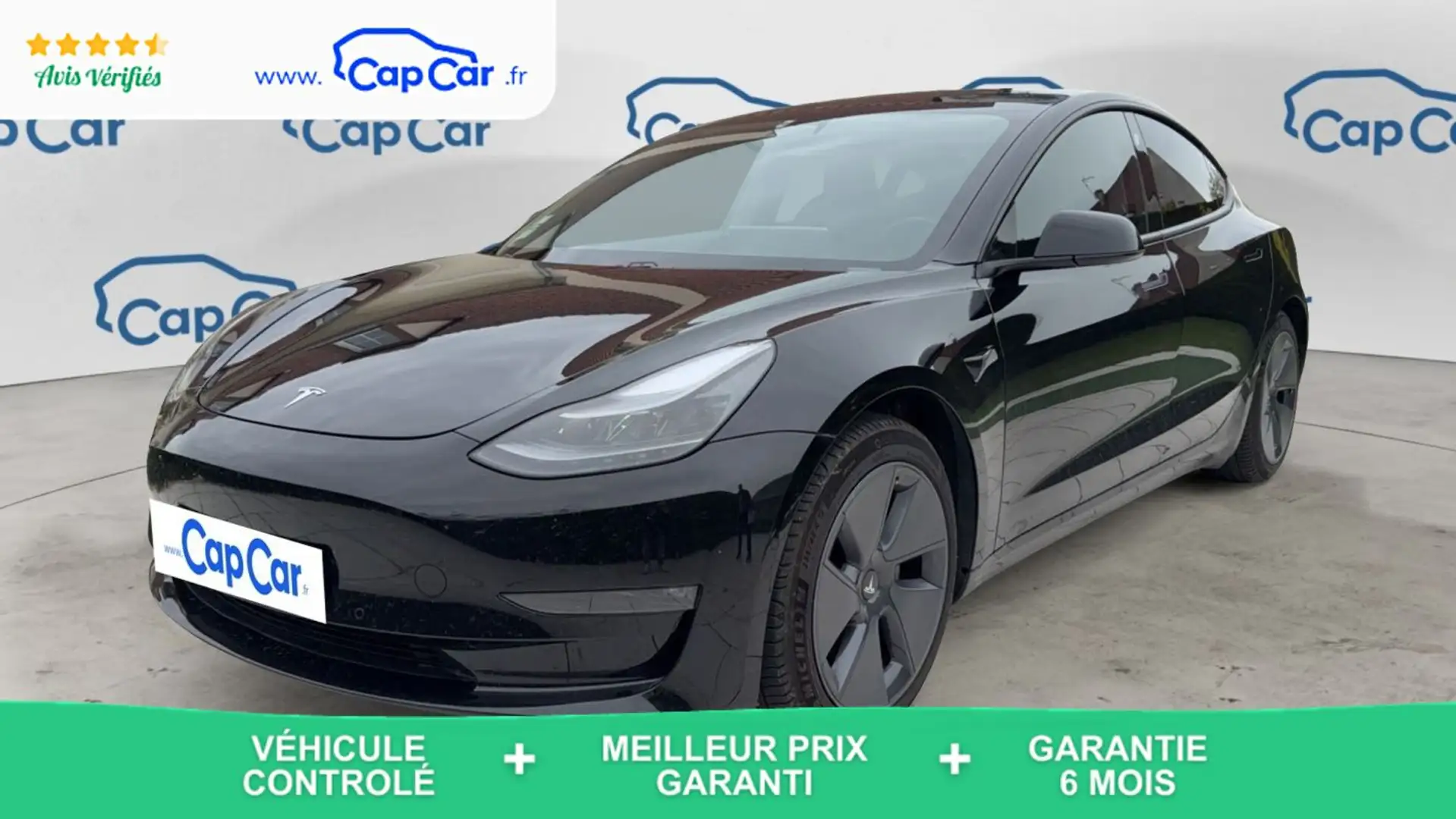 Tesla Model 3 476 Grande Autonomie - Première main Automatique Schwarz - 1