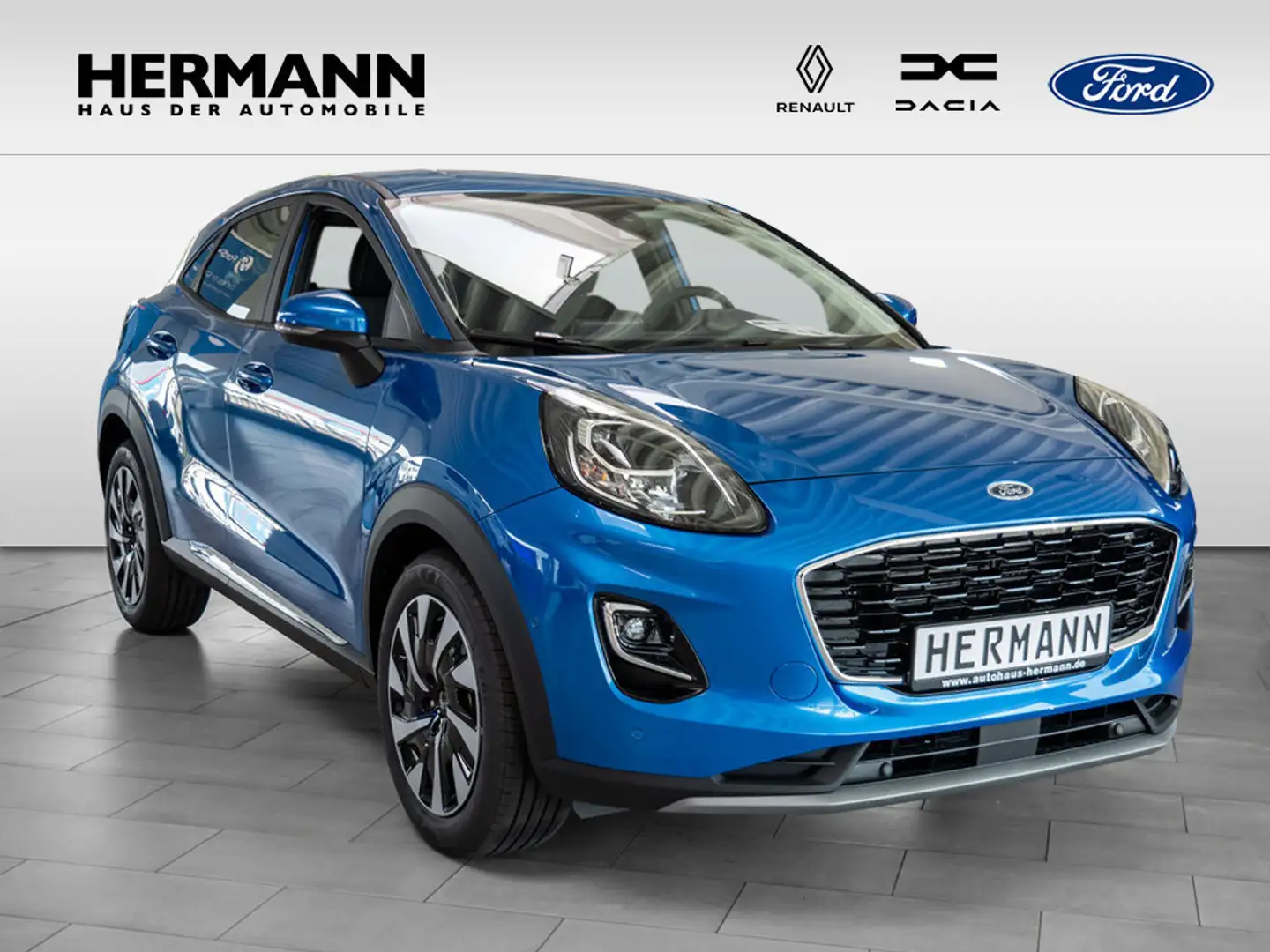 Ford Puma 1.0 EcoBoost Mild Hybrid S/S Titanium *NAVI Blau - 1