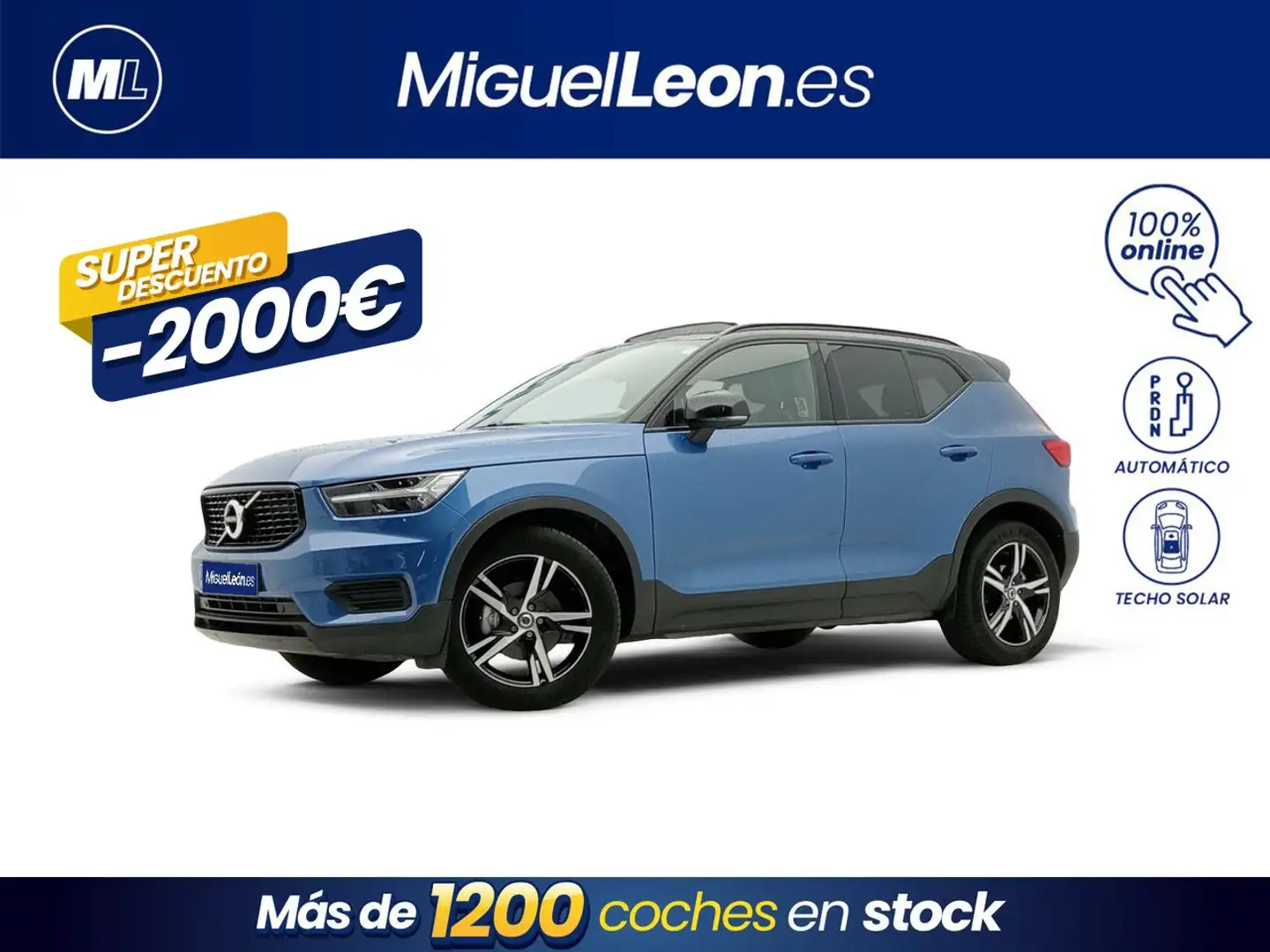 Volvo XC40 D3 R-Design Azul - 1