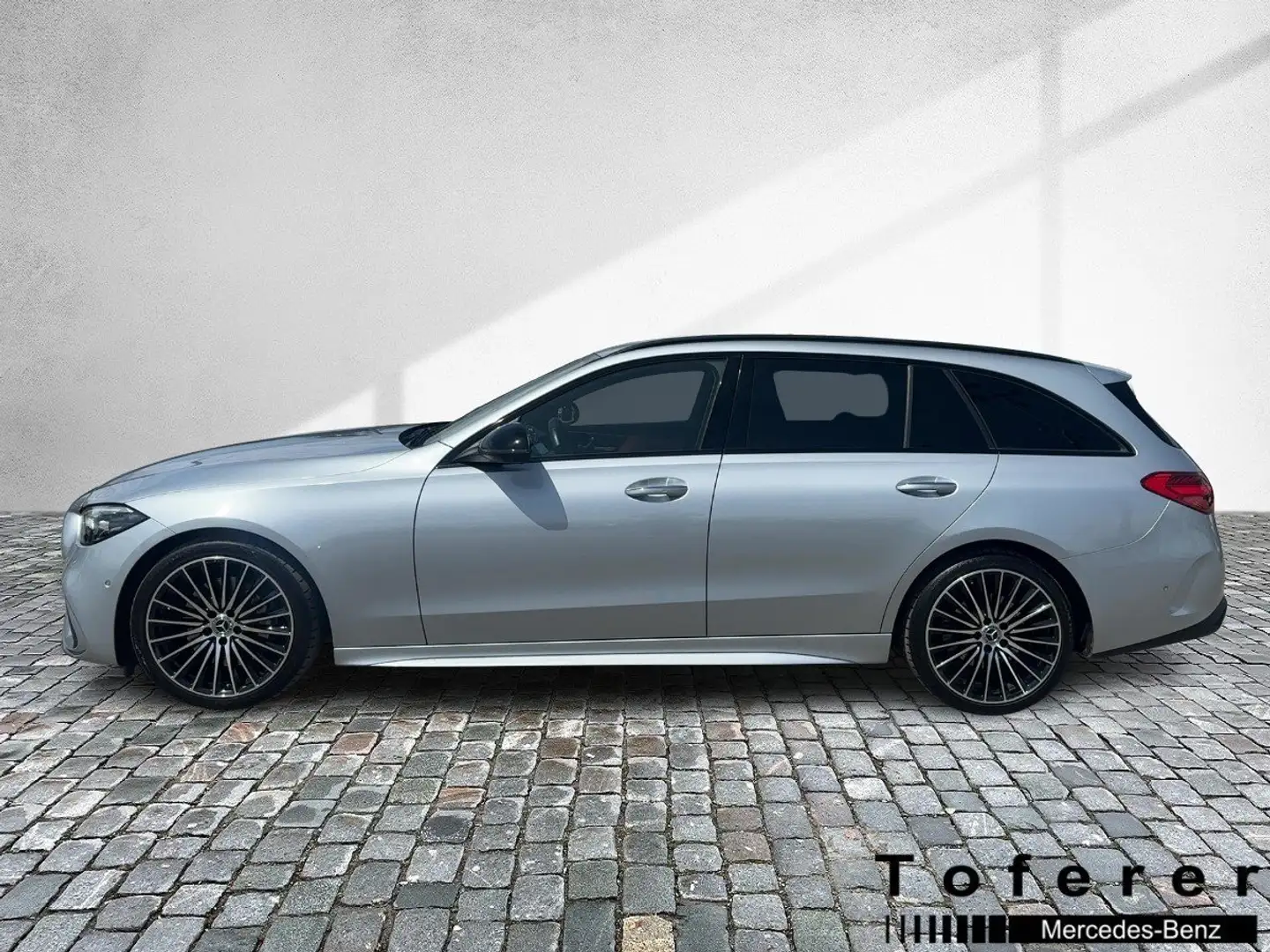 Mercedes-Benz C 220 d 4MATIC T-Modell PTS Shz LED Distr MBUX Silber - 2