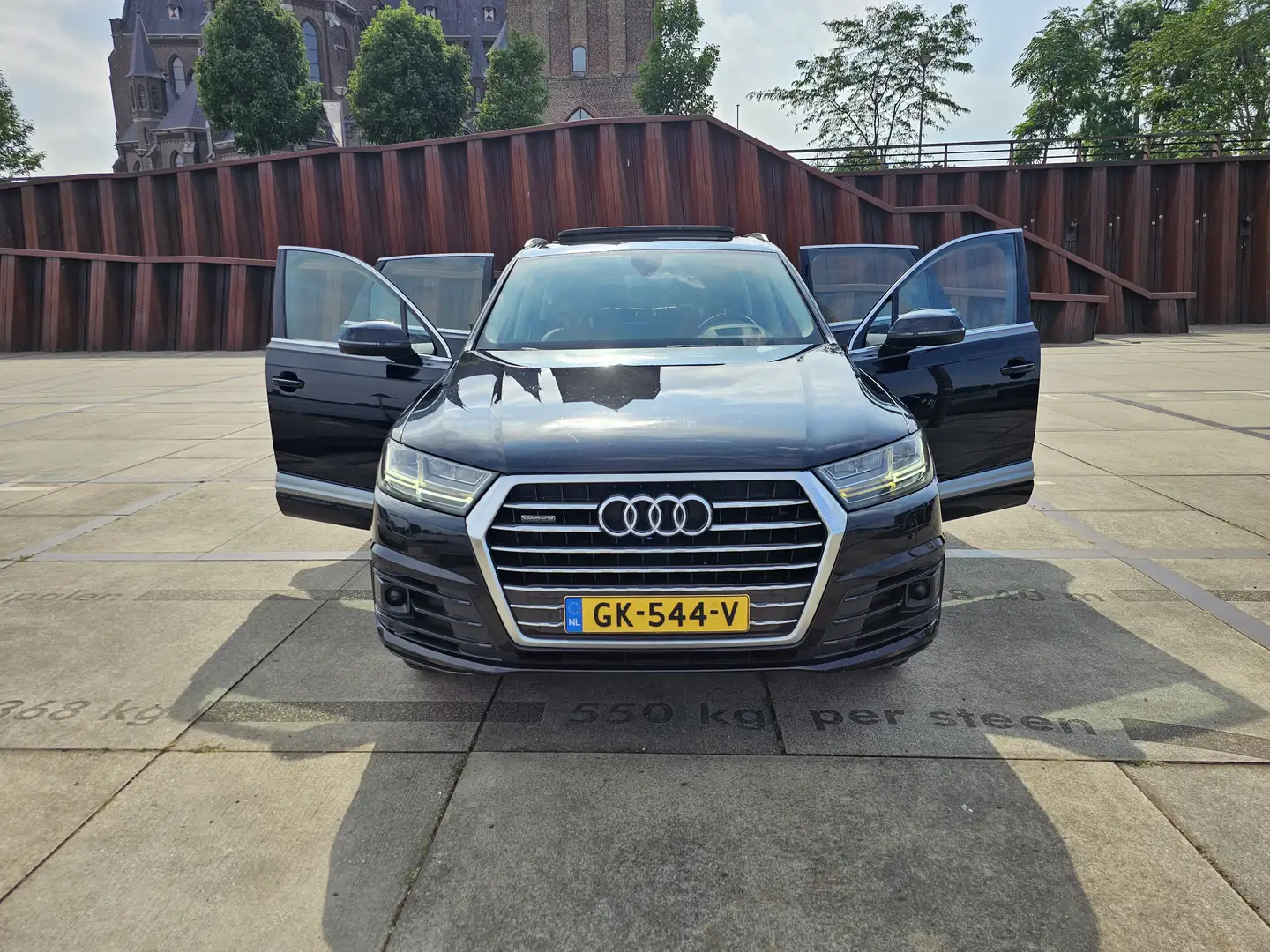 Audi Q7 Audi Q7 3.0 TDI Quatro Tiptronic 7 sits full opt. Zwart - 1