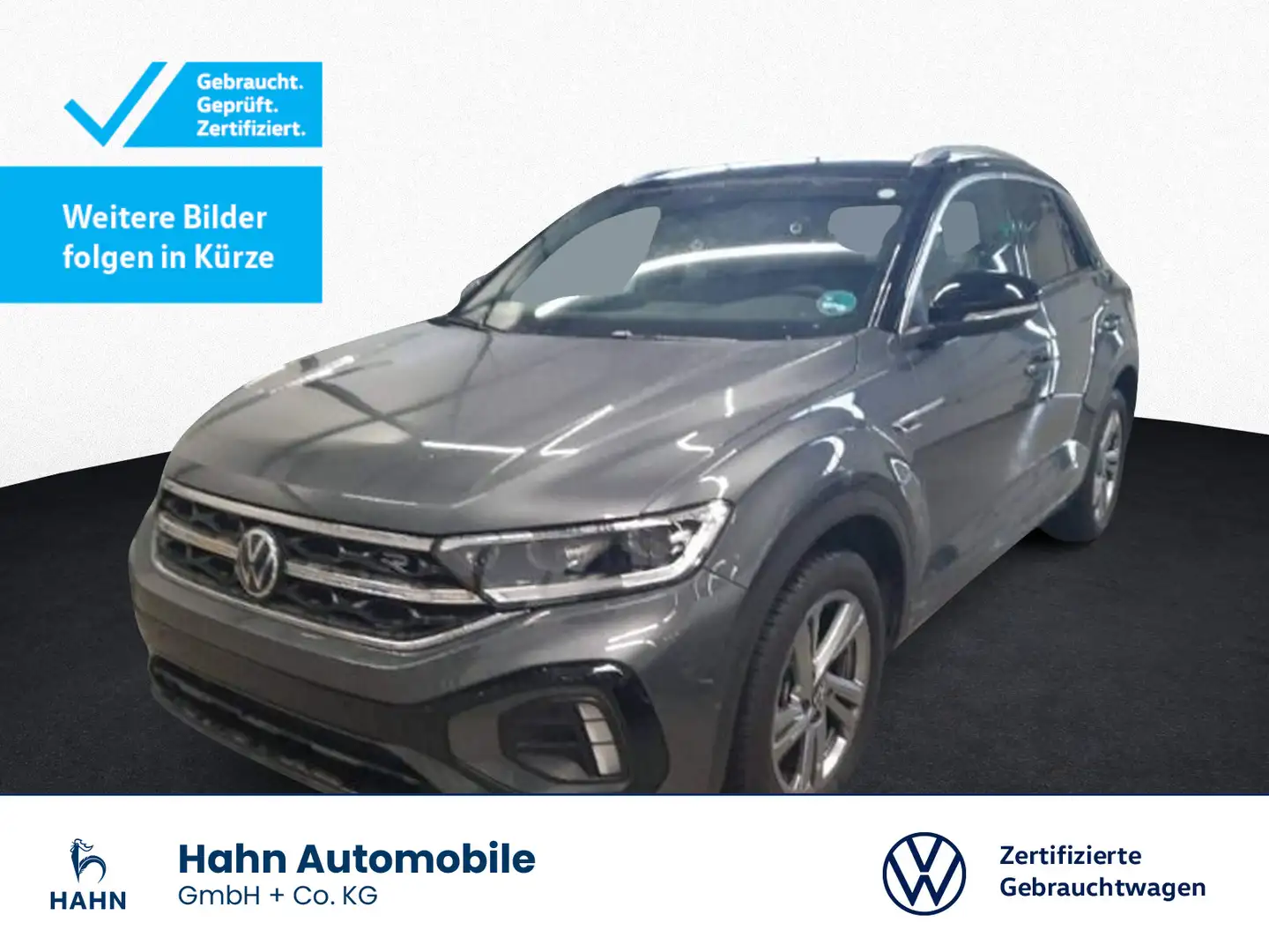 Volkswagen T-Roc 1.5TSI DSG R-Line LED AHK Navi ACC CAM APP Grau - 1