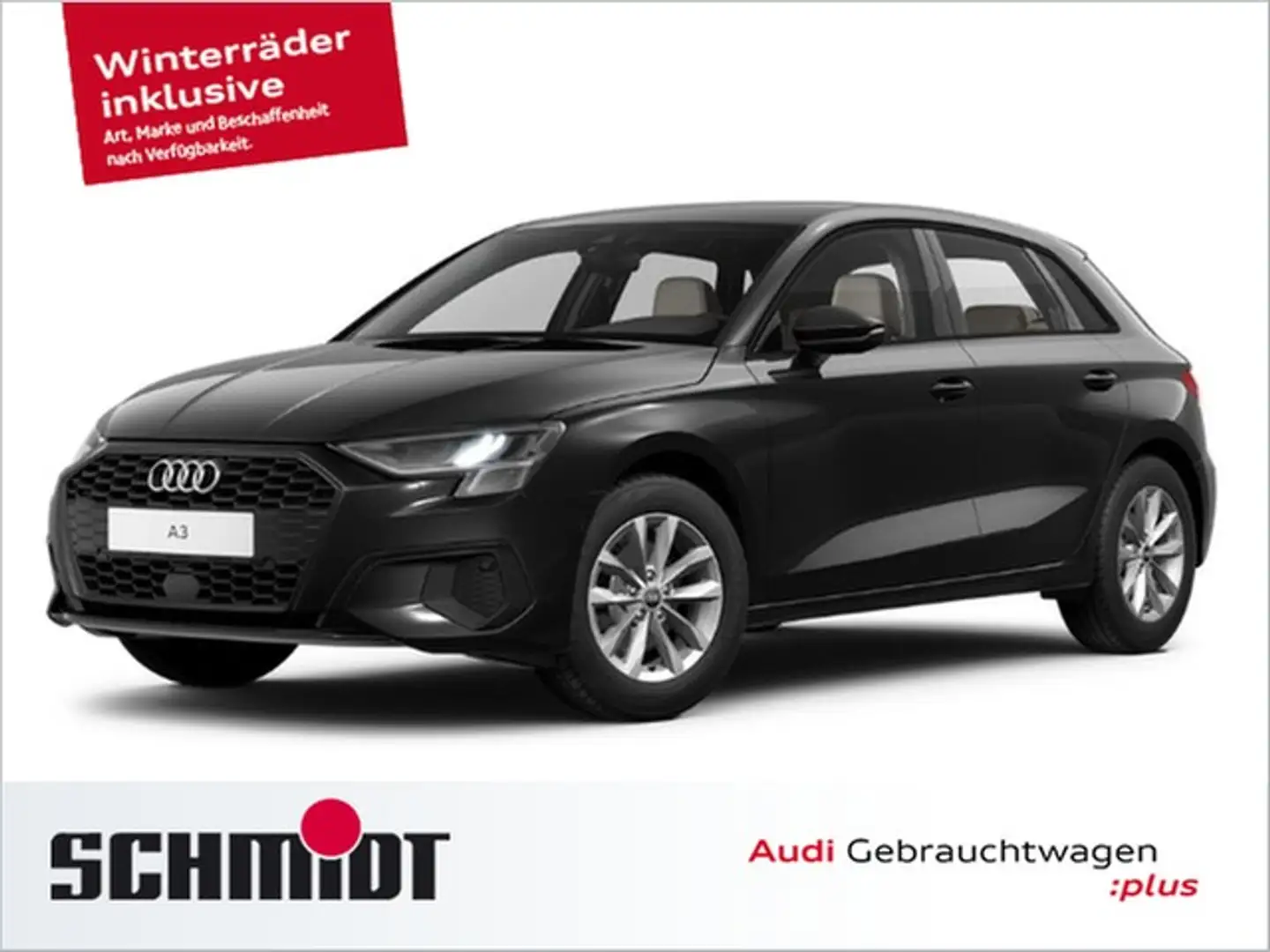 Audi A3 Sportback 30 TDI Navi+ Design Selection SHZ Led... Schwarz - 1