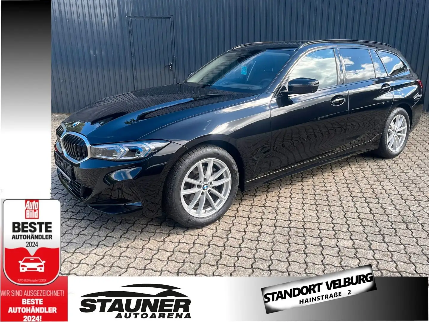 BMW 318 i Aut Touring/ 360°Kamera/HeadUp/HiFi/adapLED Nero - 1