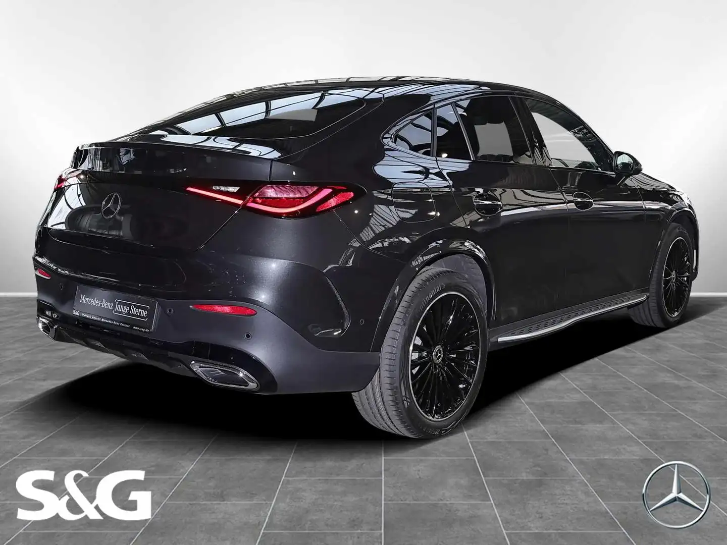 Mercedes-Benz GLC 450 d 4M Coupe AMG DISTRONIC+PANORAMA+HEADUP Gris - 2