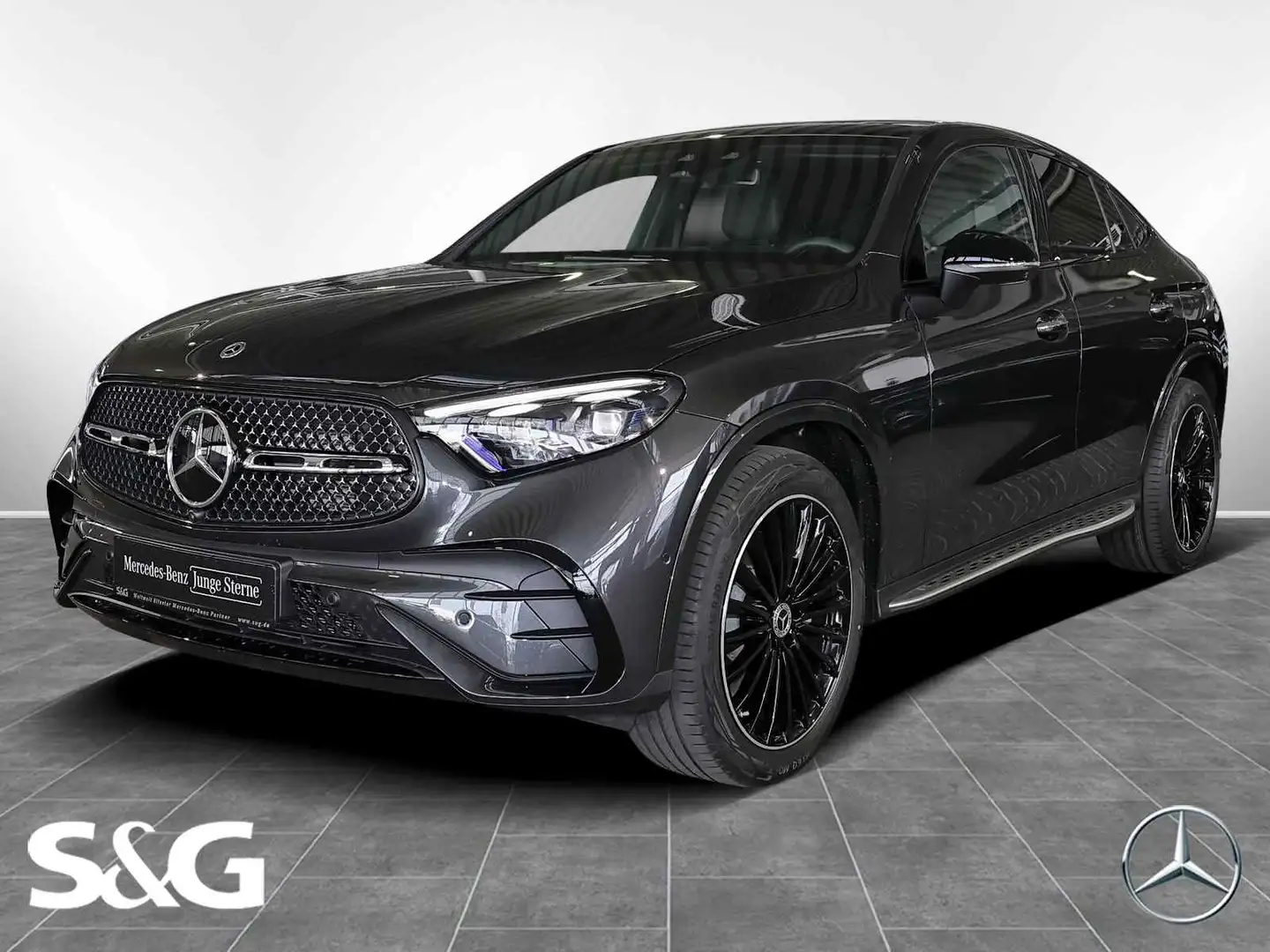 Mercedes-Benz GLC 450 d 4M Coupe AMG DISTRONIC+PANORAMA+HEADUP Gris - 1