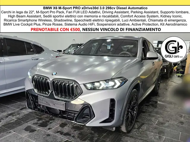 BMW X6 XDrive 30d MSport PRO C22" M Pelle M-Sport