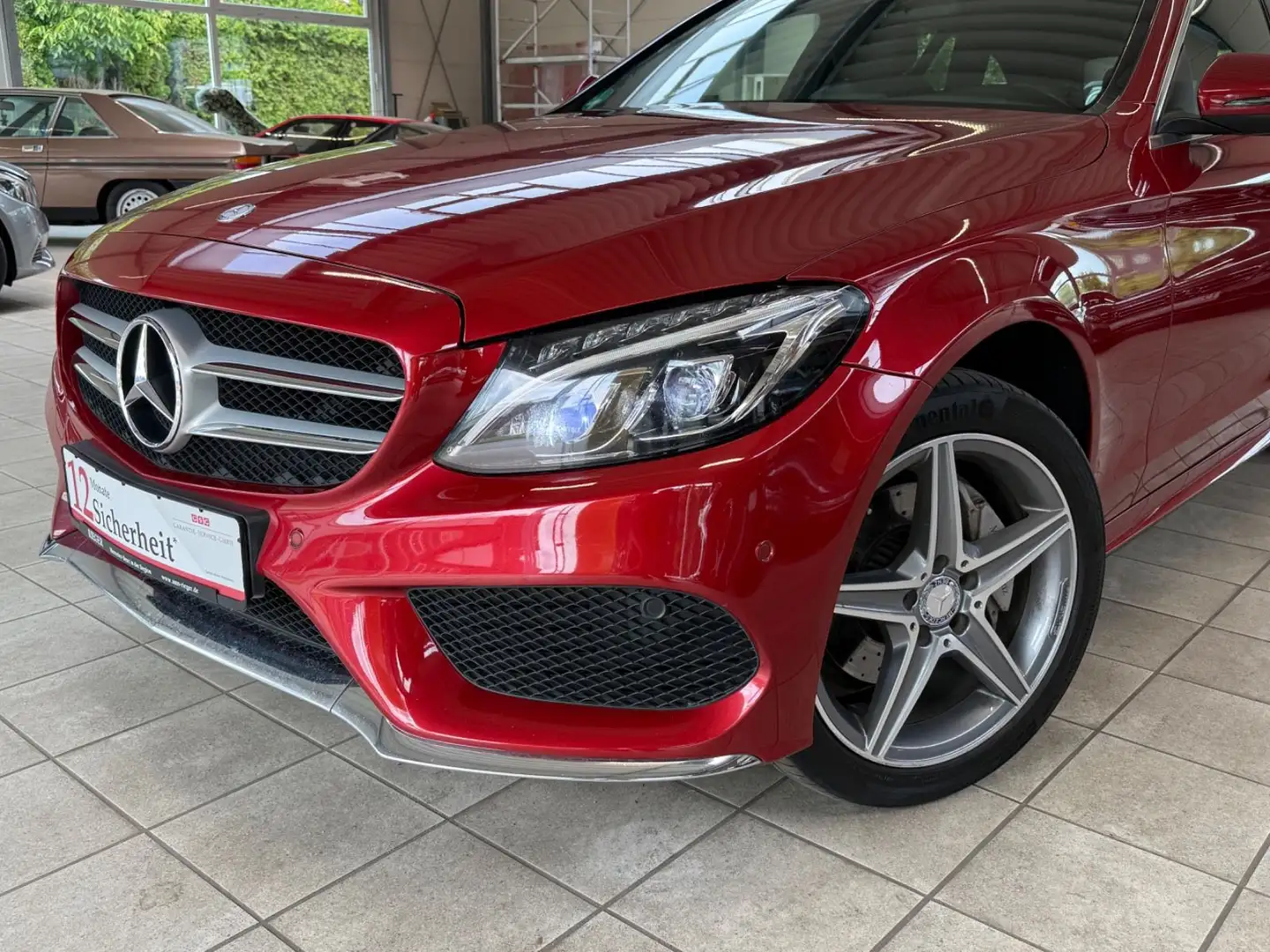 Mercedes-Benz C 220 d AMG Line/Airmatic/HeadUp/AHK/Memory/DAB Rouge - 2