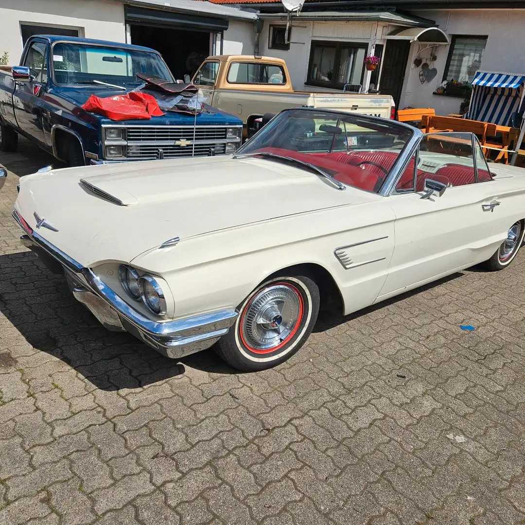 Ford Thunderbird Cabrio Top Auto Белый - 1