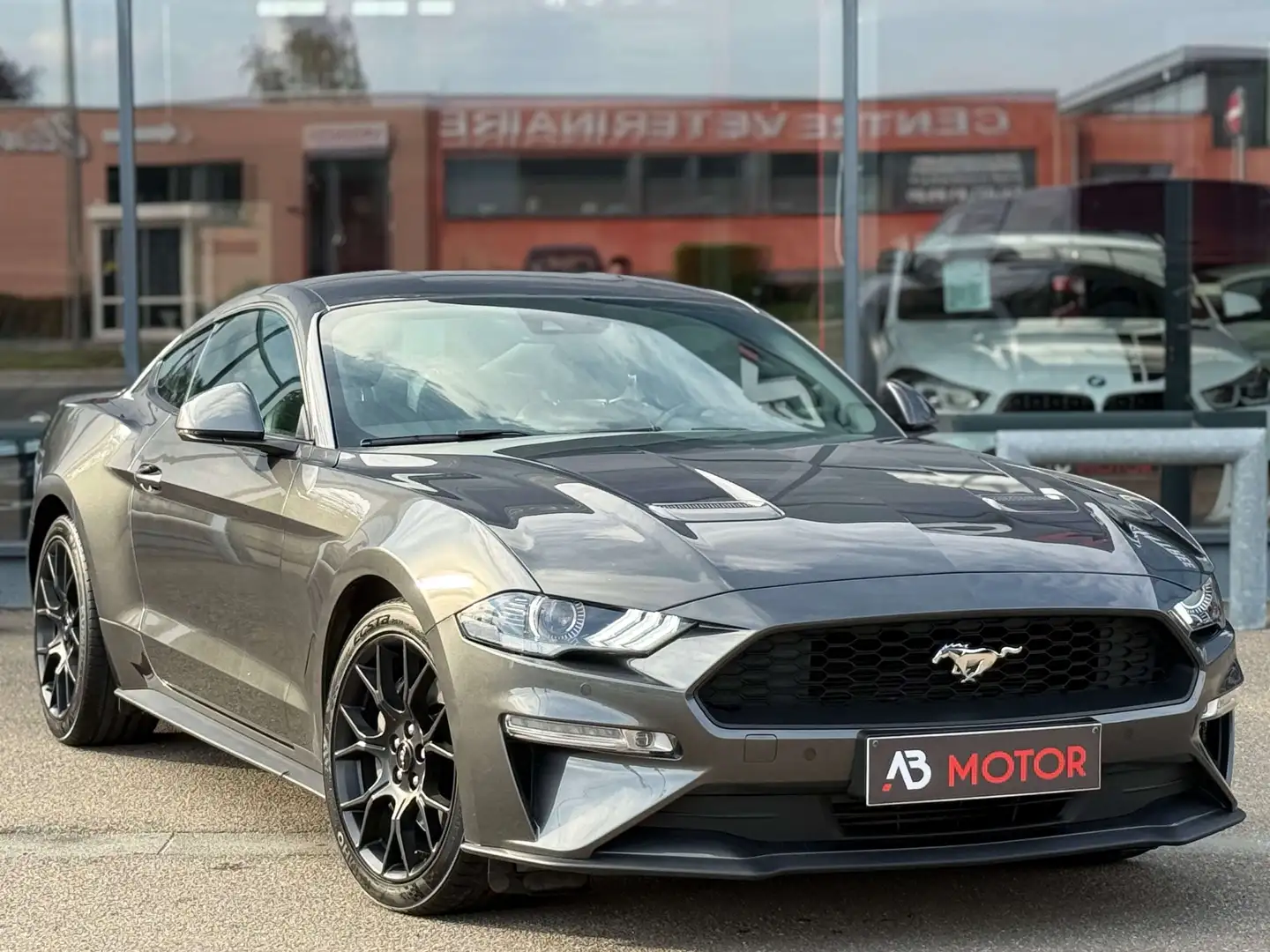 Ford Mustang 2.3 EcoBoost 290CV ACC COCKPIT GPS CAMERA LED FULL Gris - 1