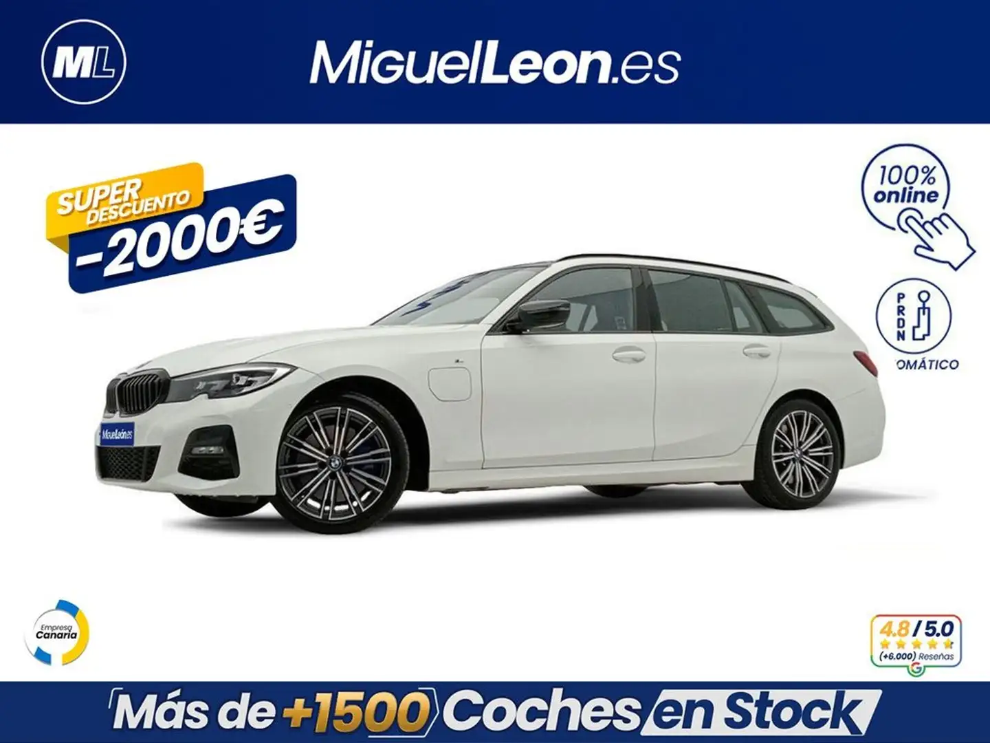 BMW 330 330e xDrive Touring Blanco - 1