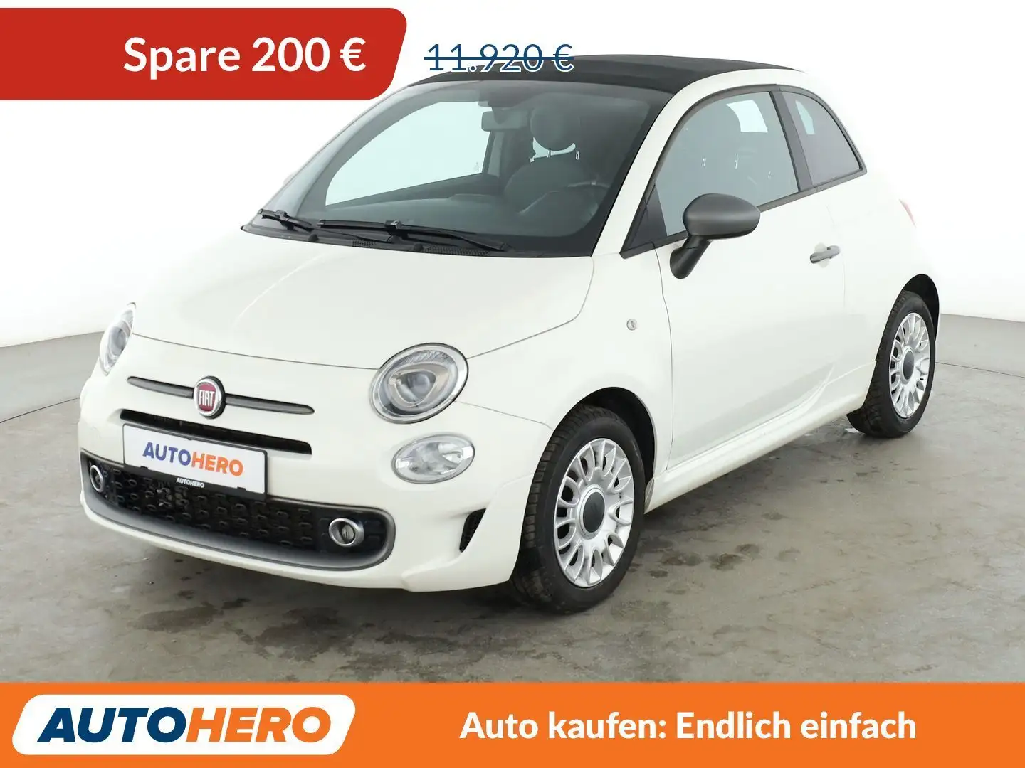 Fiat 500C 0.9 S *NAVI*PDC*KLIMA*GARANTIE* Weiß - 1