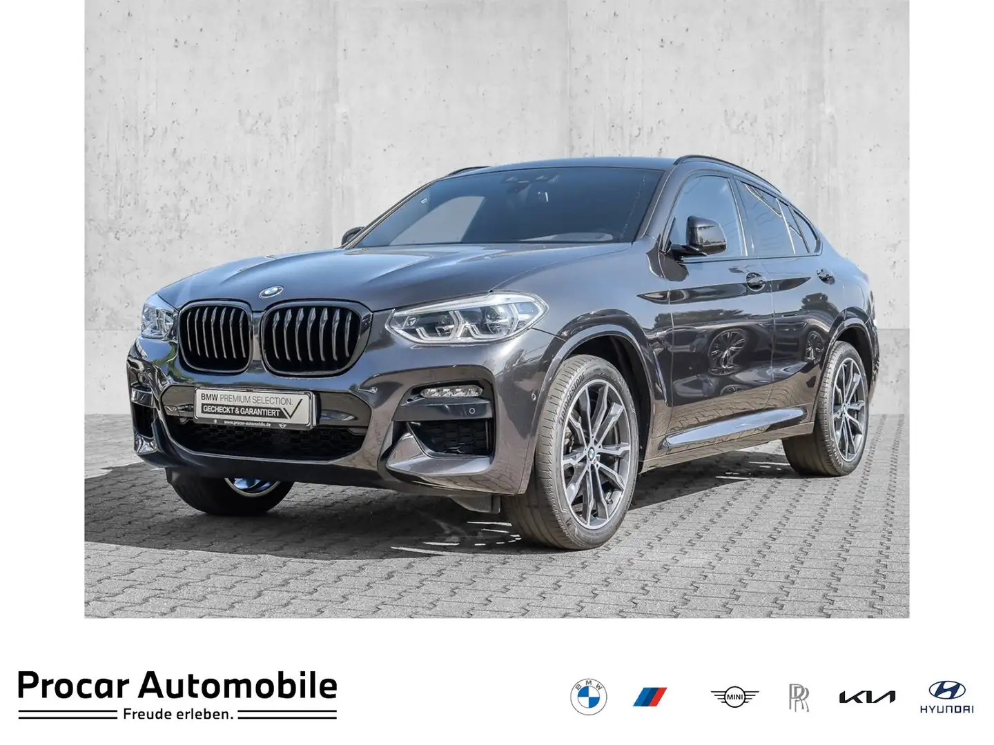 BMW X4 xDrive20d M Sport Navi+LED+AHK+20"LMR+Alarm+PA+SHZ Grau - 1