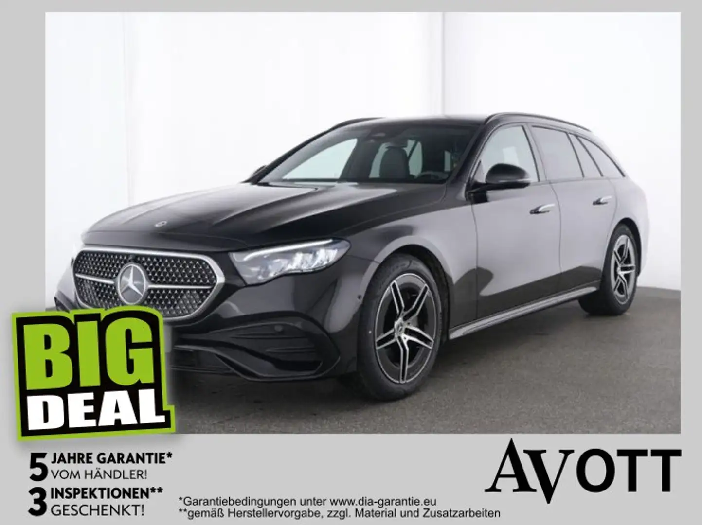 Mercedes-Benz E 220 d 4MATIC T-Modell AHK AUT Kam. Schwarz - 1