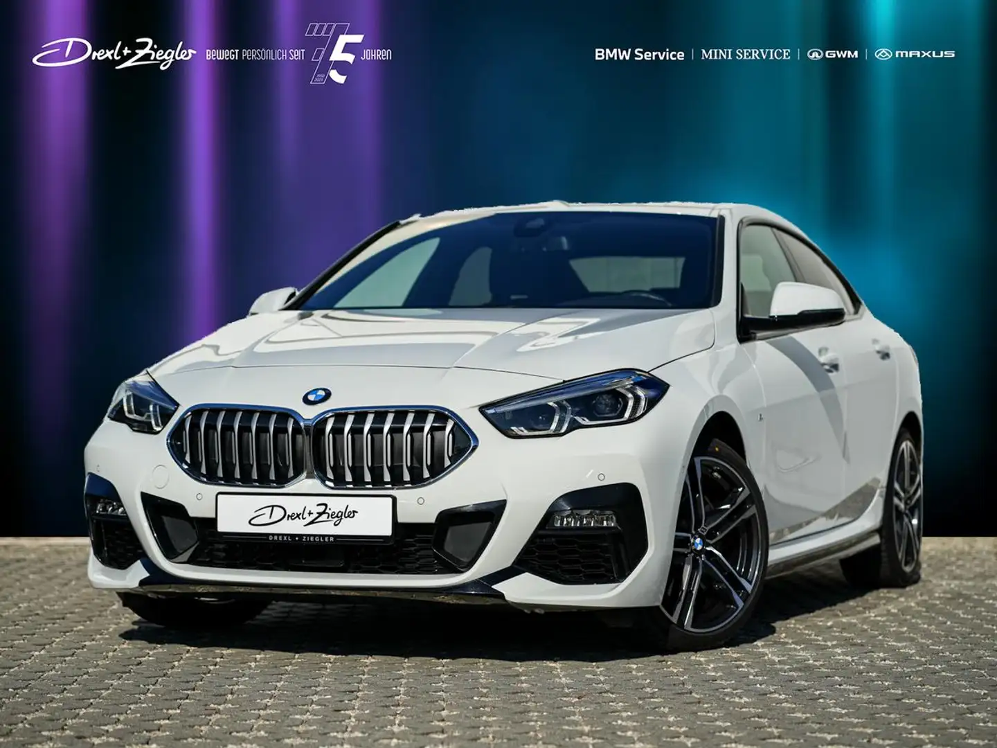 BMW 220 220i Gran Coupe M-Sport eSitze ACC HuD H&K aLED Ko Bílá - 1