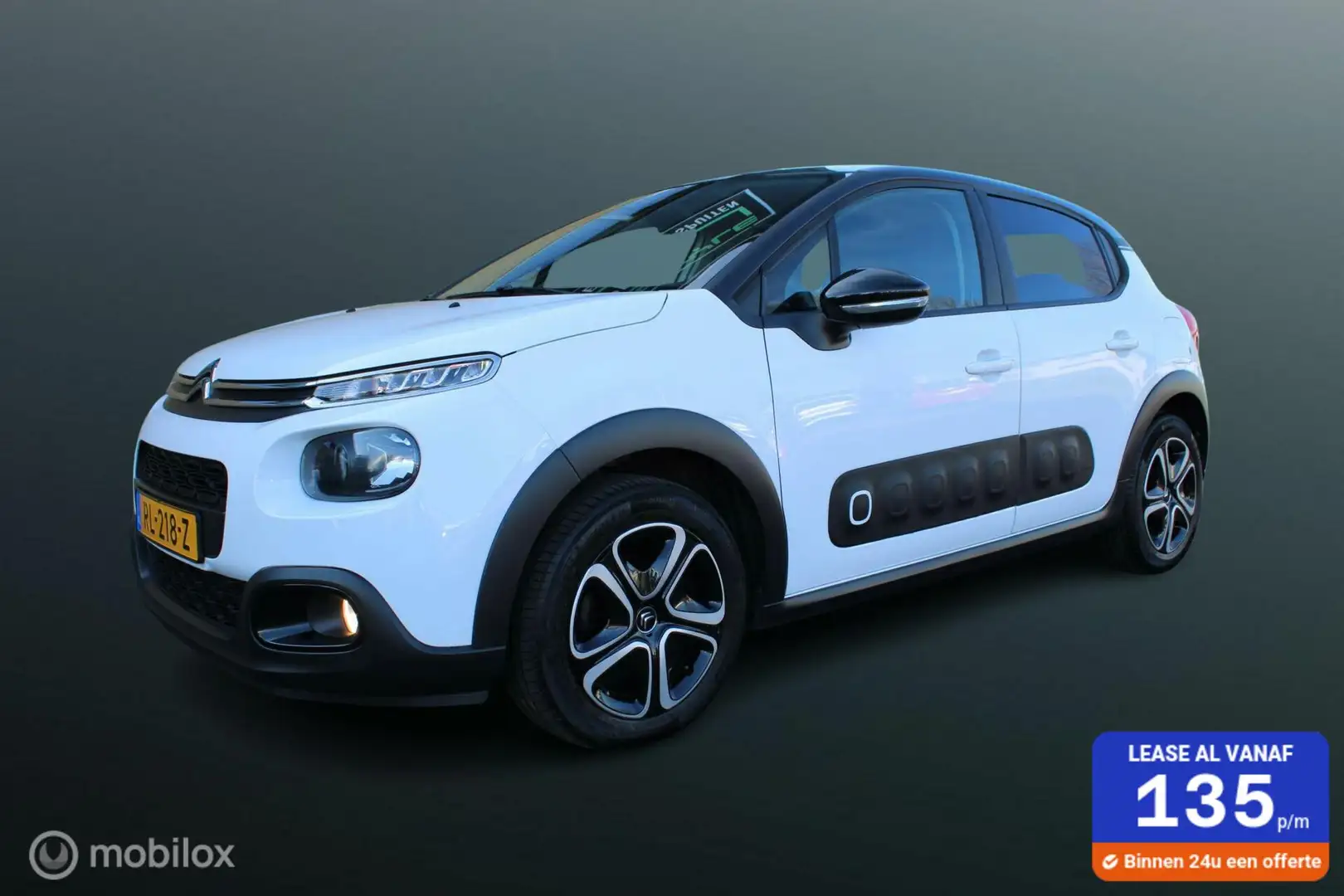 Citroen C3 1.2 PureTech Feel Edition, Cruise, Pdc, App connec Blanc - 1