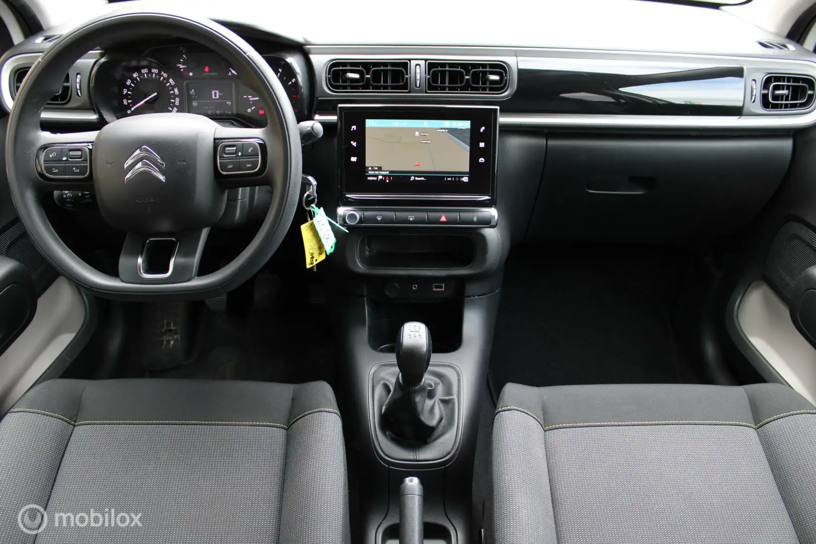 Citroen C3 1.2 PureTech Feel Edition, Cruise, Pdc, App connec Blanc - 2