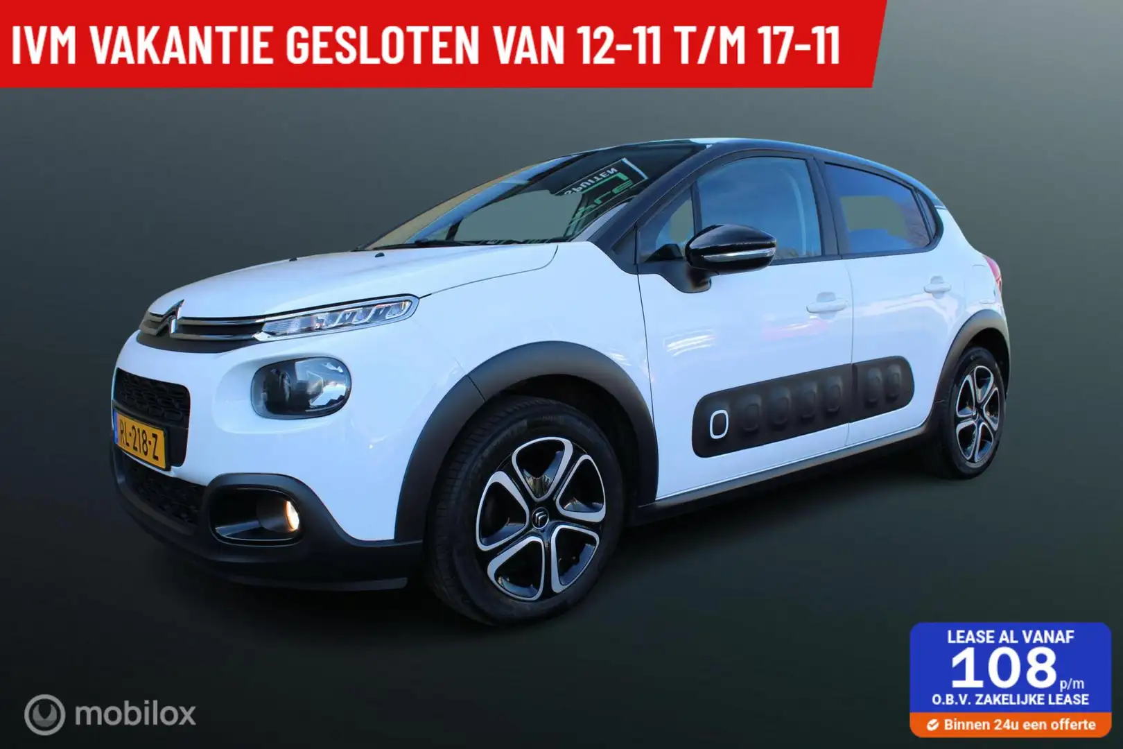 Citroen C3 1.2 Feel Edition, Nieuwe distributieriem, Cruise, Blanc - 1