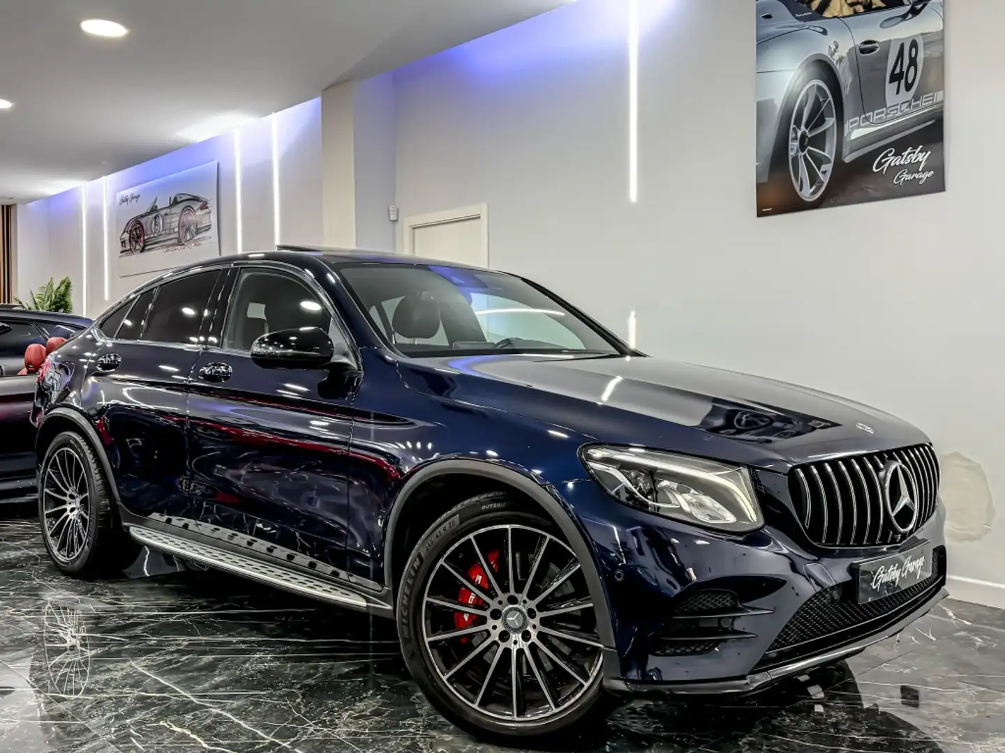 Mercedes-Benz GLC 250 Coupé 250d 4Matic Aut. Blauw - 2
