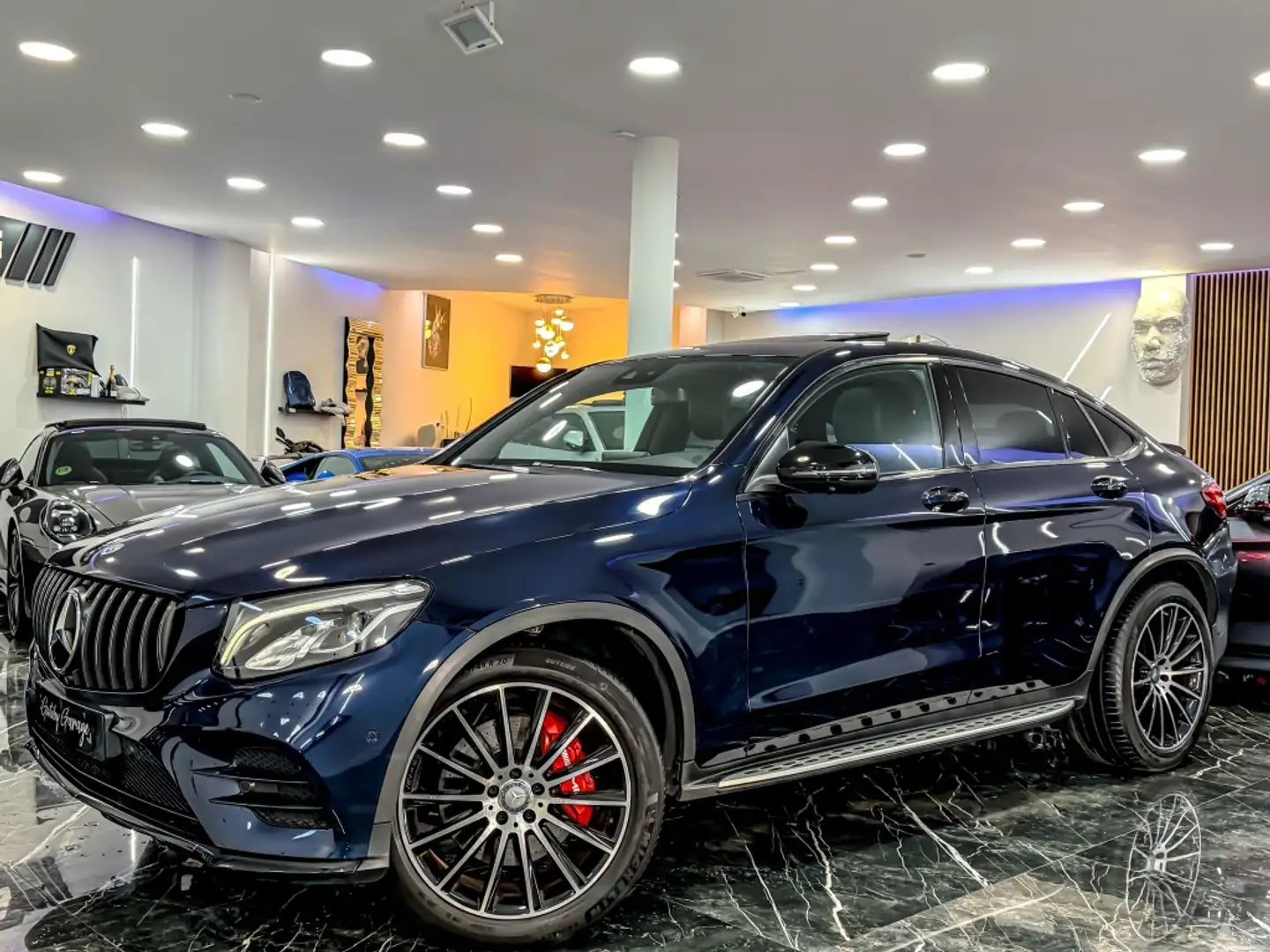 Mercedes-Benz GLC 250 Coupé 250d 4Matic Aut. Blauw - 1
