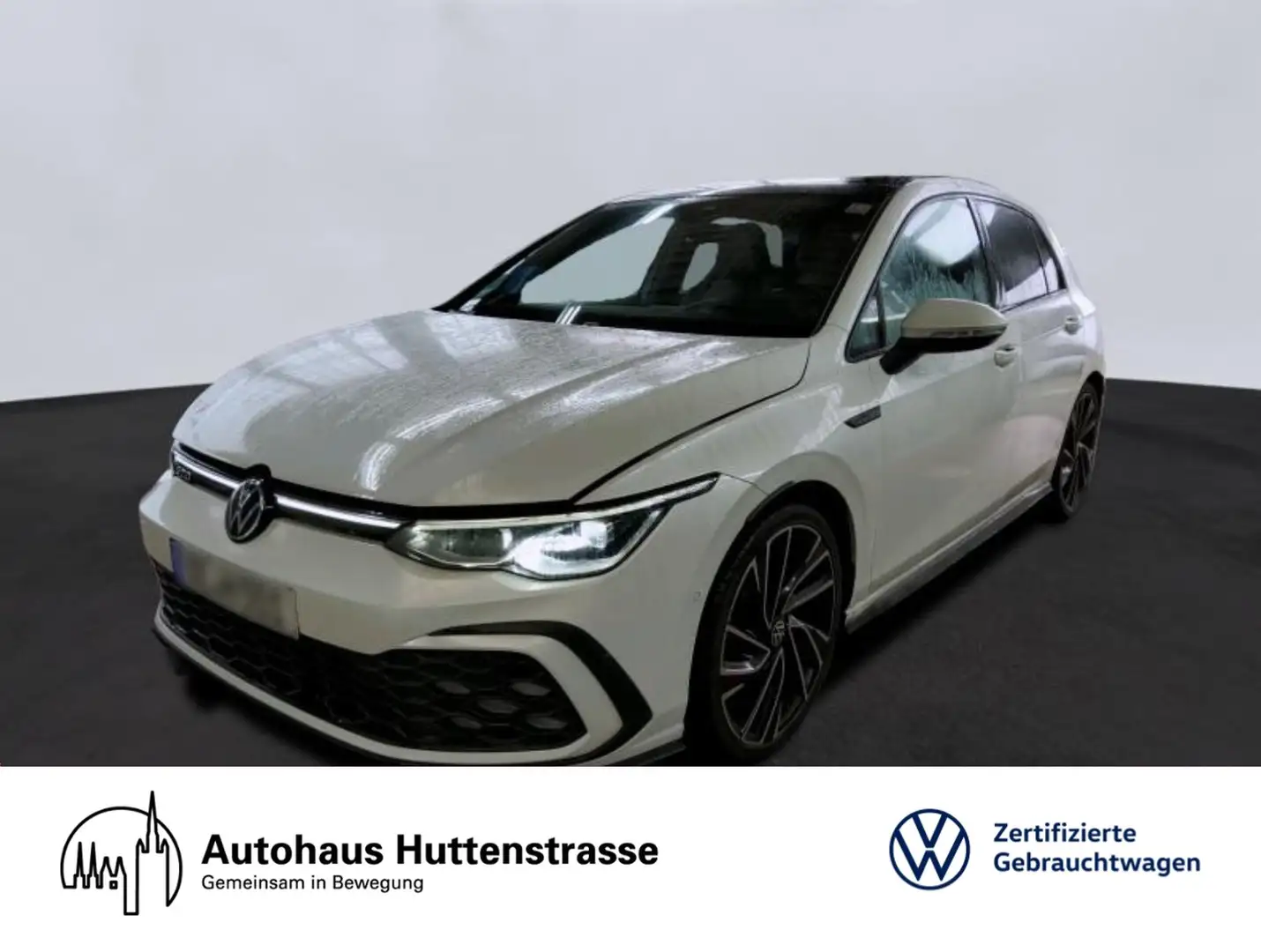 Volkswagen Golf VIII GTD DSG PANO LEDER STANDHZG HK HuD Bianco - 1