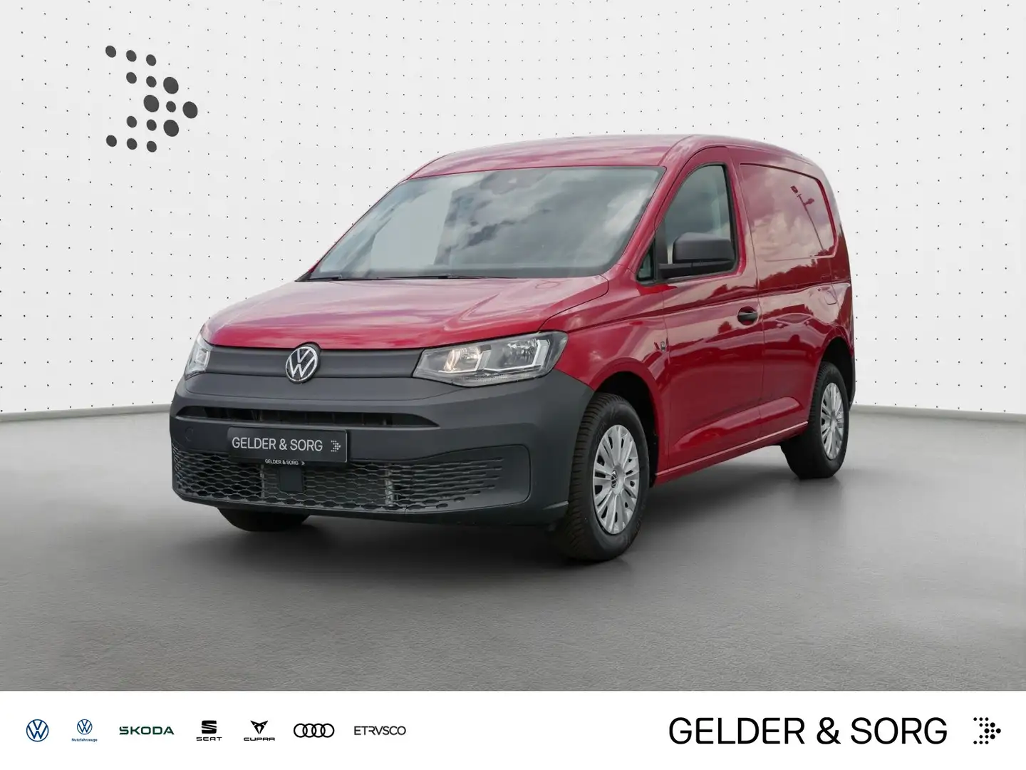 Volkswagen Caddy Cargo TDI *DAB+*GJR*EPH*Kunststoffboden* Rood - 1
