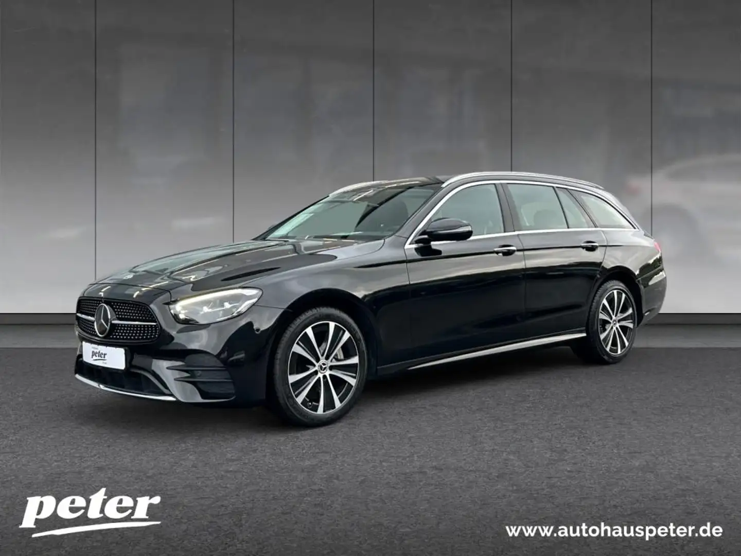 Mercedes-Benz E 400 d 4M T AMG/LED/Distronic/Sitzklima/Head-up Zwart - 1